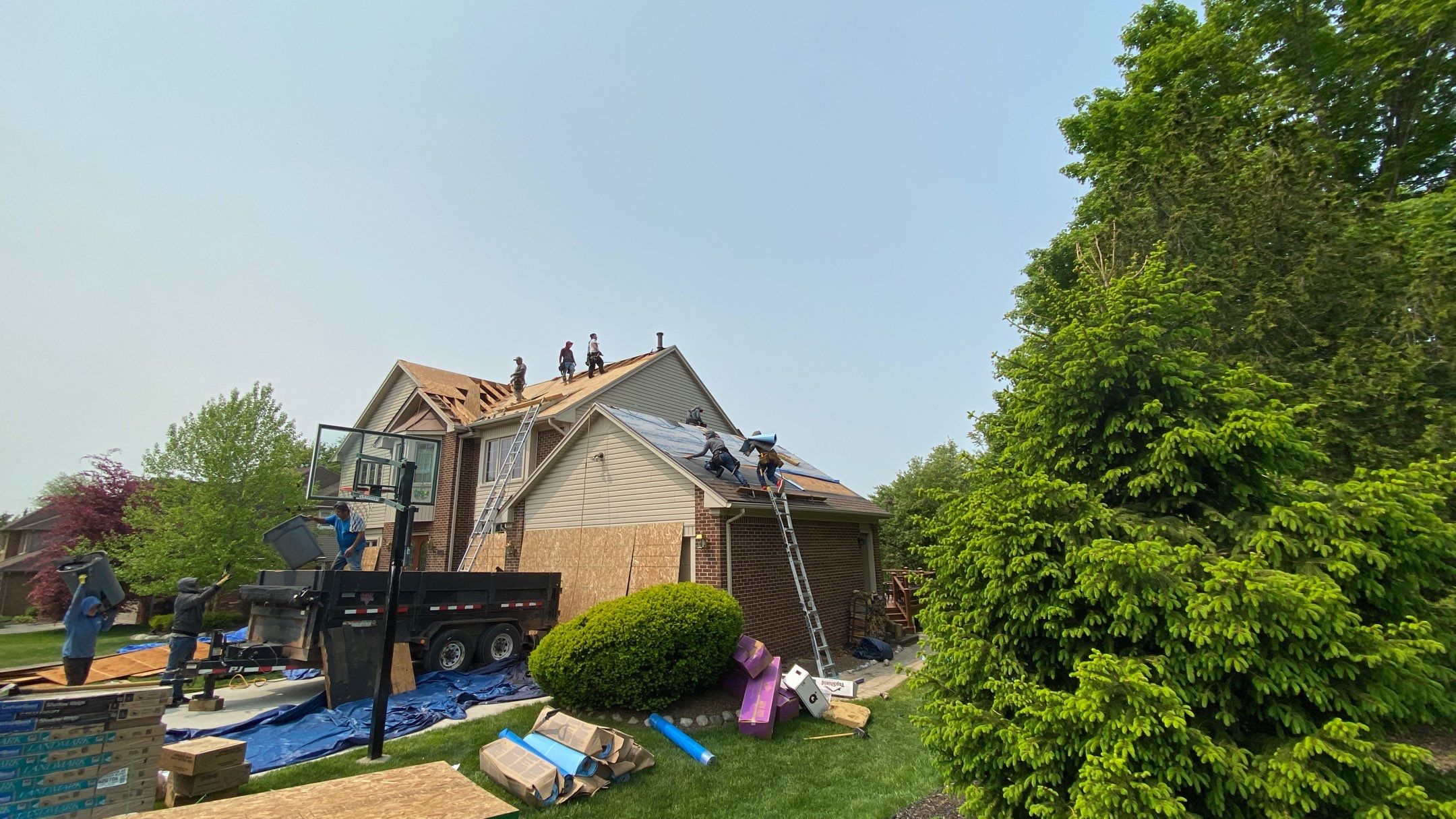 Roof Replacement using CertainTeed Landmark by 180 Contractors