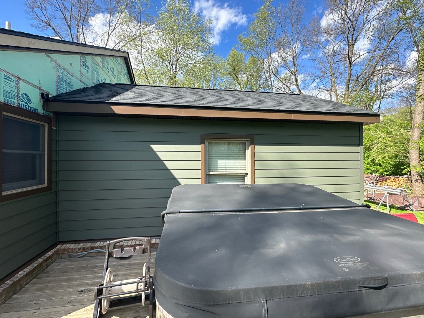 Siding Replacement using Alside S7 Cedar Mill Grain Composite by 180 Contractors