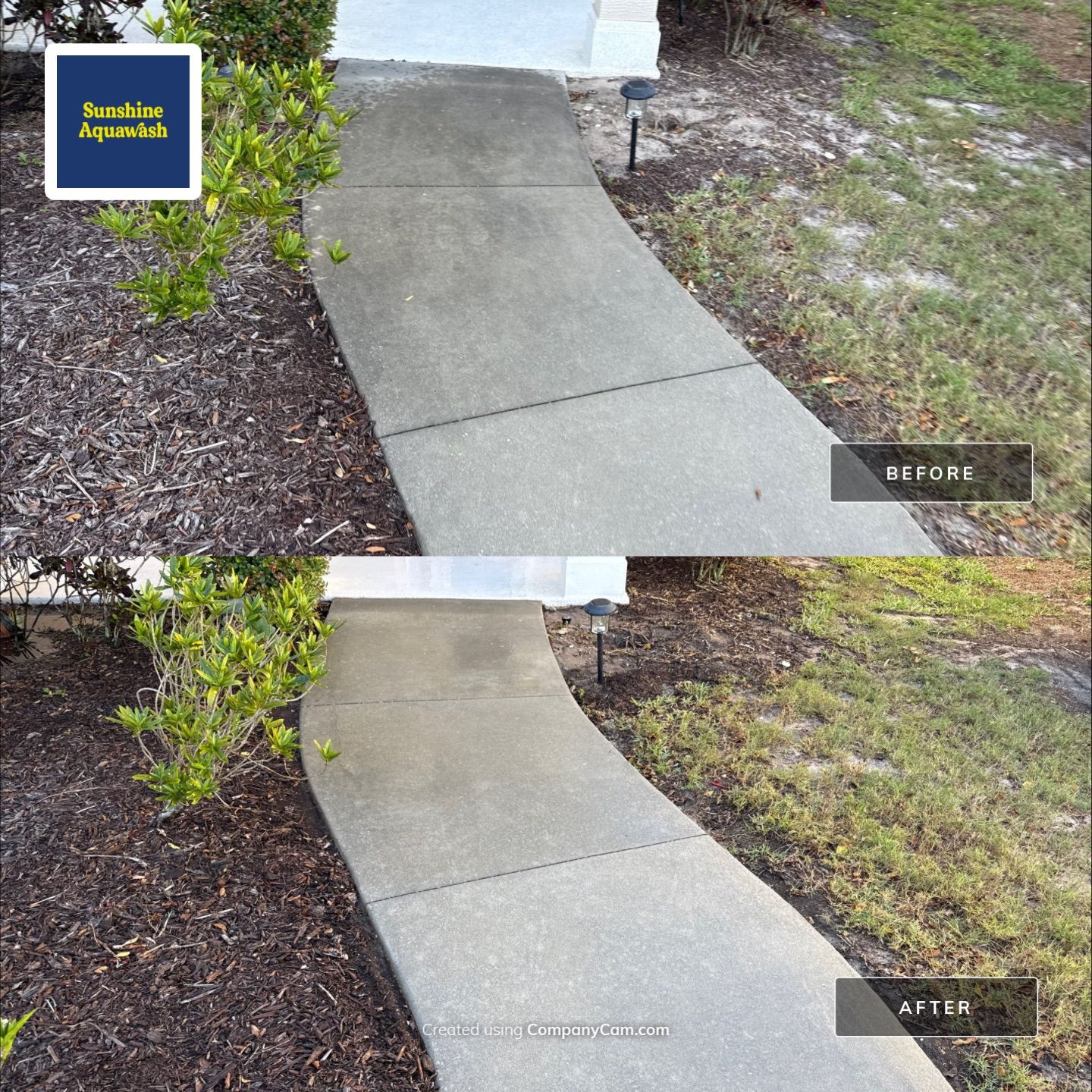 Driveway & Concrete Cleaning – River Sound Community, Bradenton, FL by Sunshine AquaWash