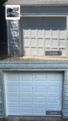 Garage Door Installation Using Amarr Olympus Garage Door