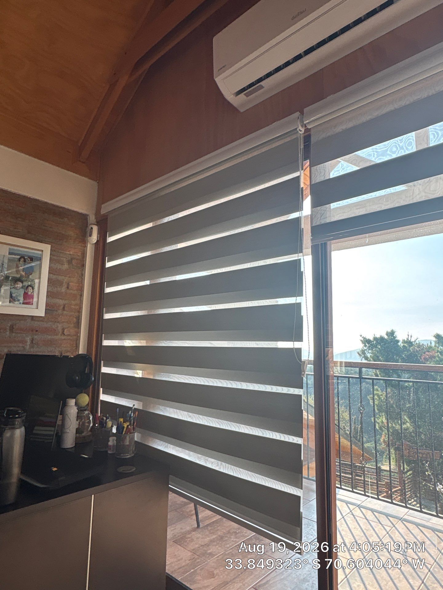 Custom Zebra Blind and Mini-Split AC Installation in Paine by CompanyCam Sales Demo