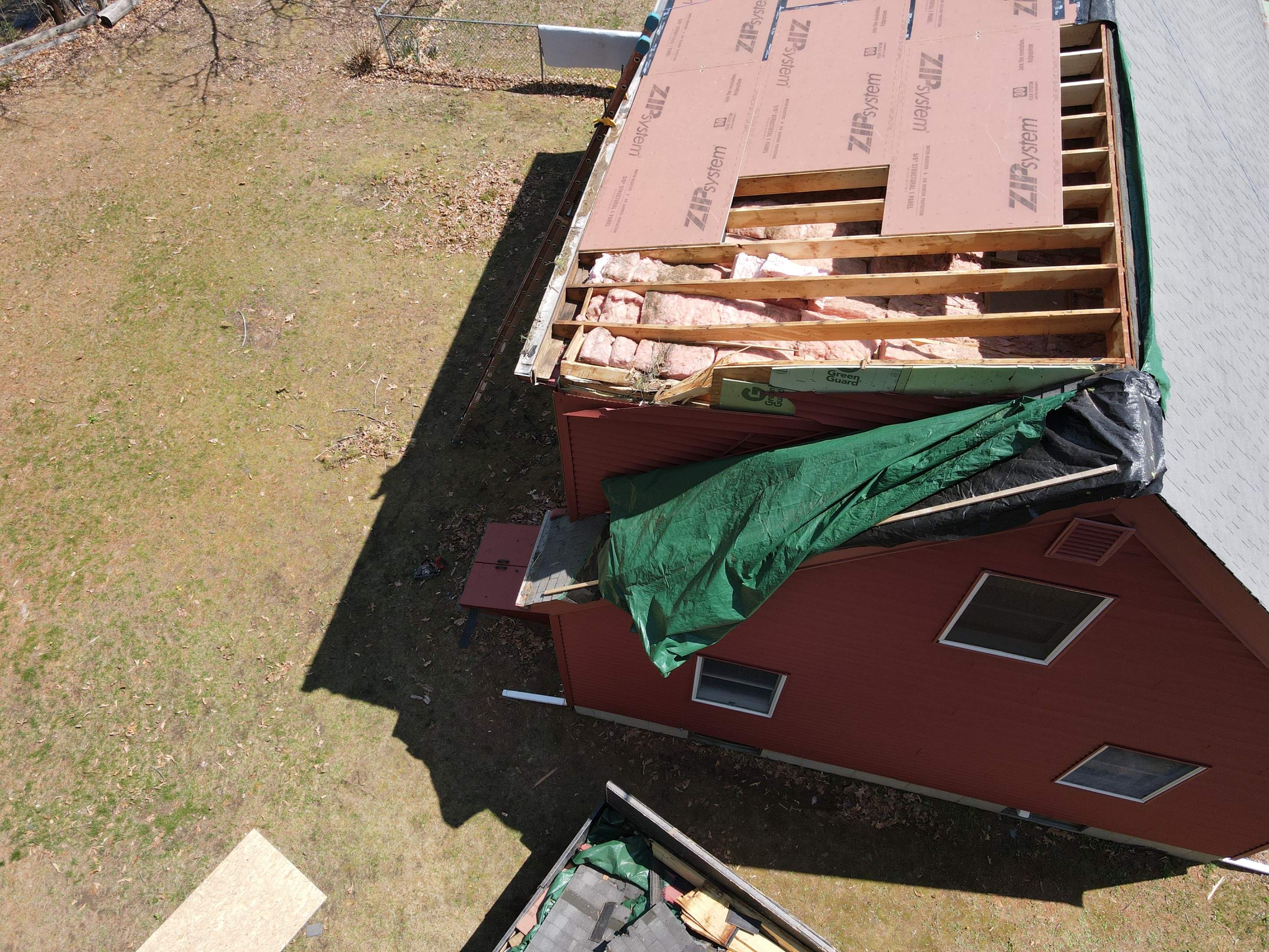 Tree Damage/Roof Repair by Chagnon Building & Remodeling LLC