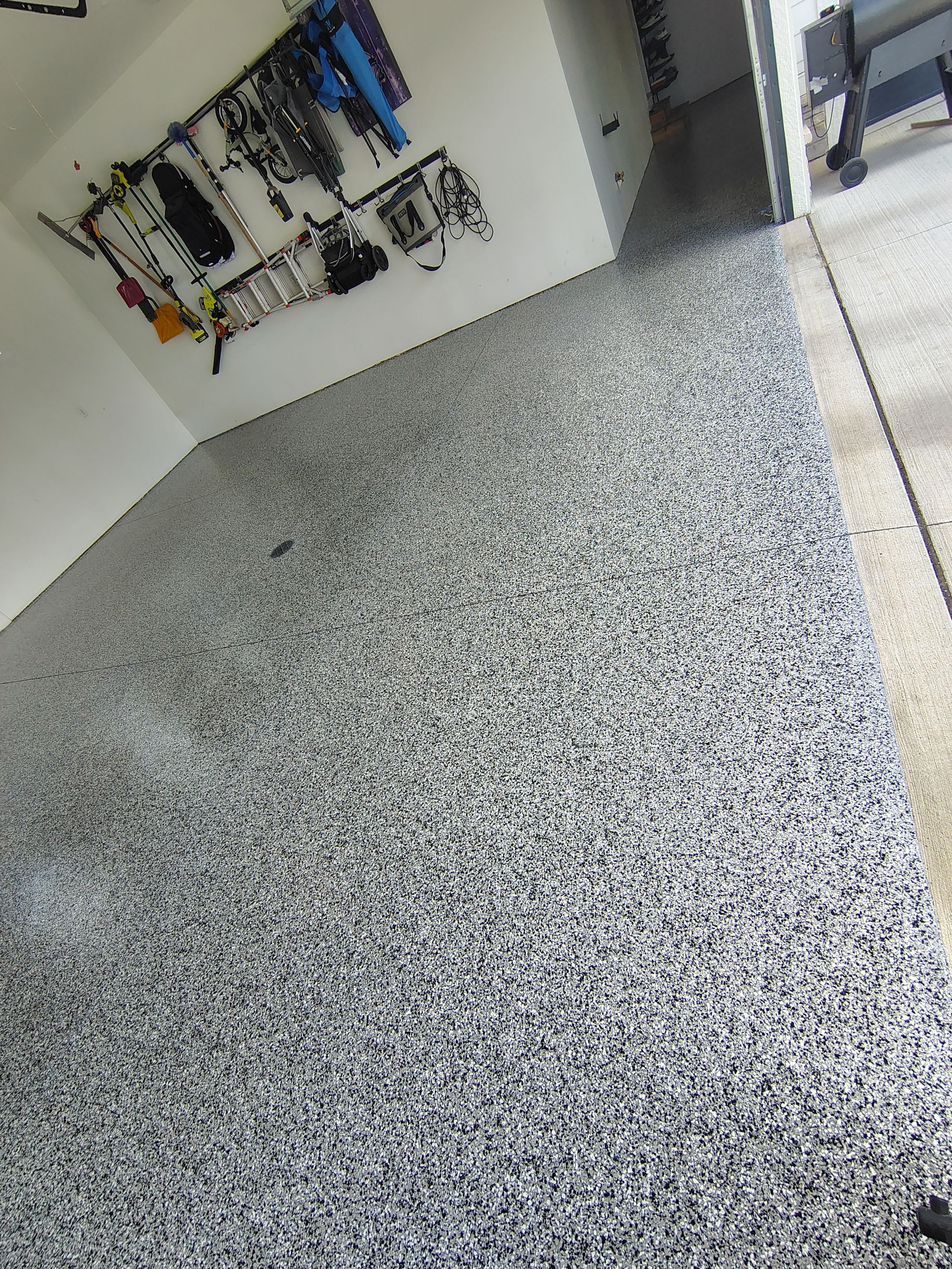 Dell Rapids Multi-Car Garage Concrete Floor Coating and Repair by Select Painting, Coatings & Garage Cabinets