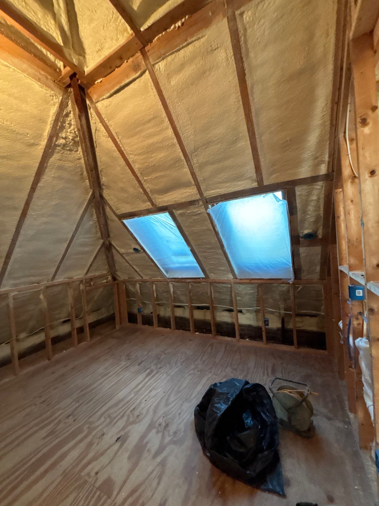 Spray Foam Insulation using Closed Cell Spray Foam by NYS Foam & Energy