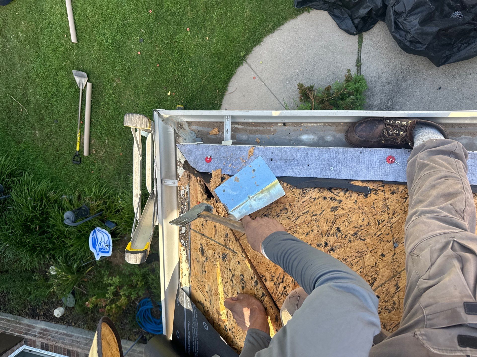 Project in Weatherford by Lonestar Roofing and Restoration LLC.