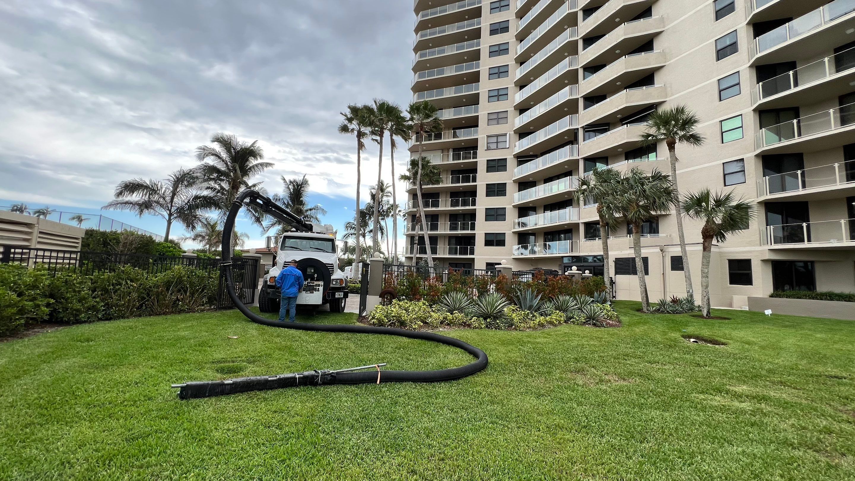 Condo Storm Water System Maintenance by APS Power & Water