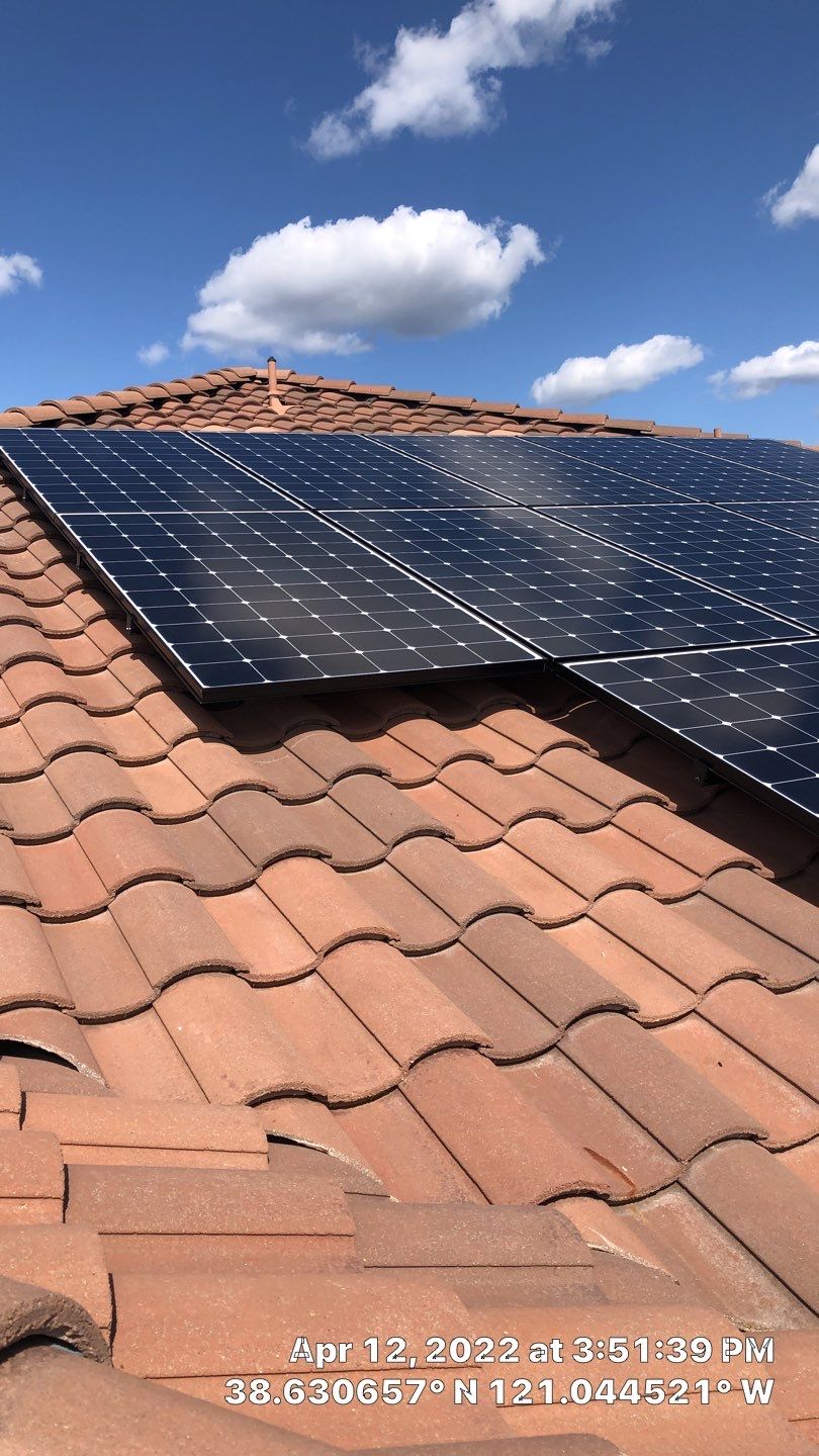 Solar Panel Installation using Solar Panels by Byers Enterprises 