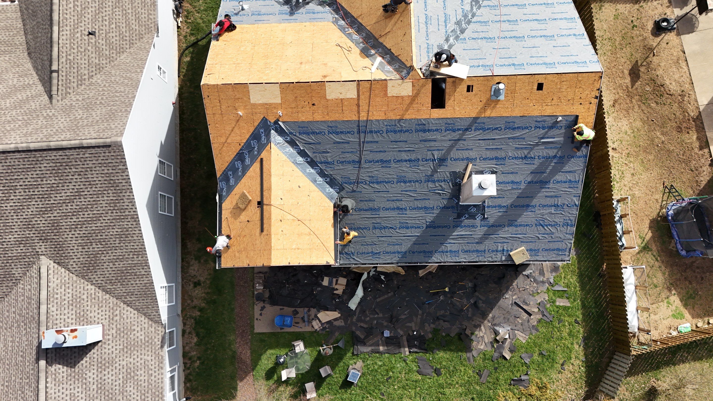 Charcoal Black Re-Roof by Royal House LLC