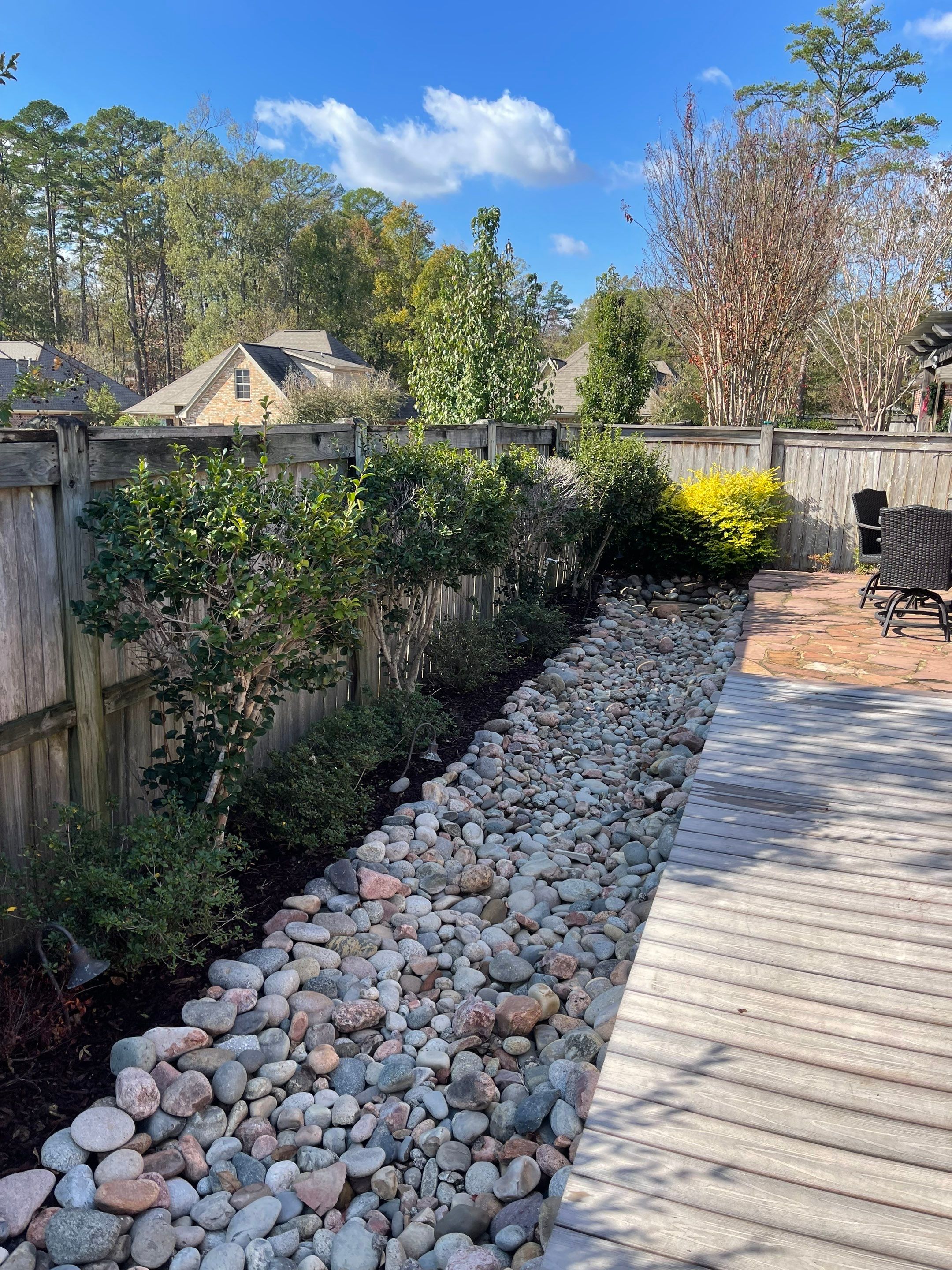 8ft Cedar Good Neighbor Fence by Roberson Construction LLC