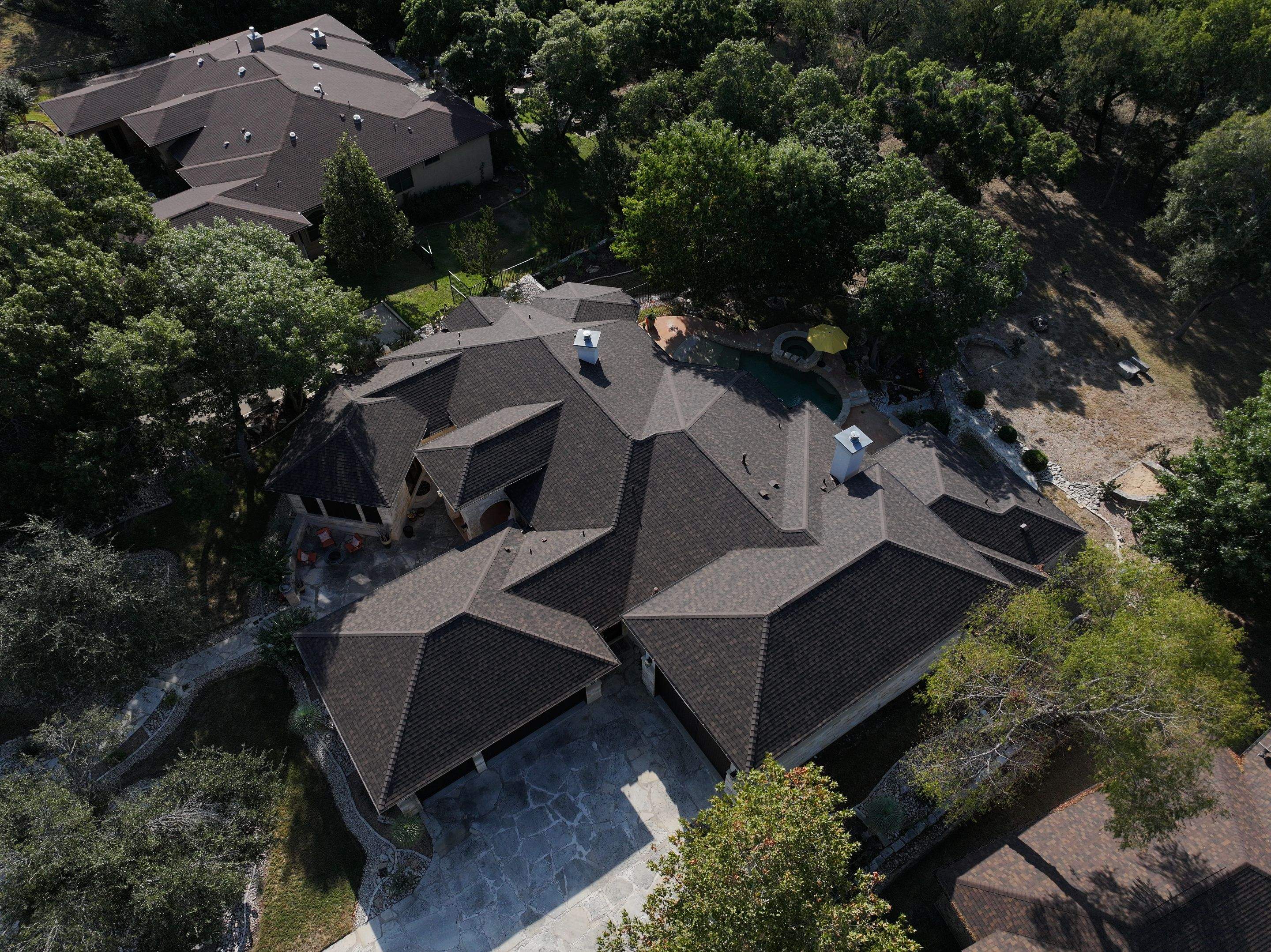 Shadow Brown Shingles by Perennial Roofing