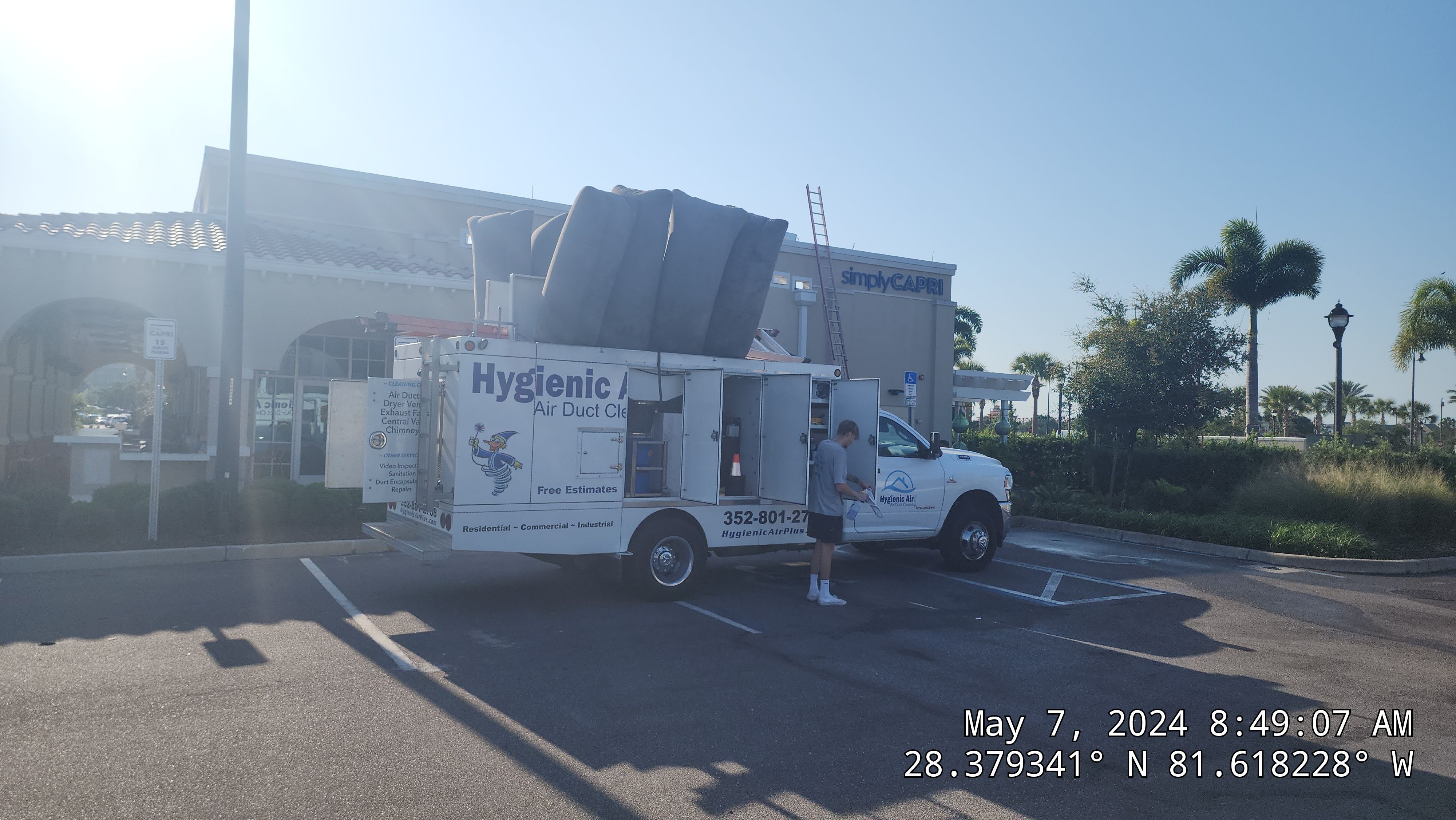 Commercial Wood Fired Pizza Oven Cleaning for Disney by Hygienic Air, Inc