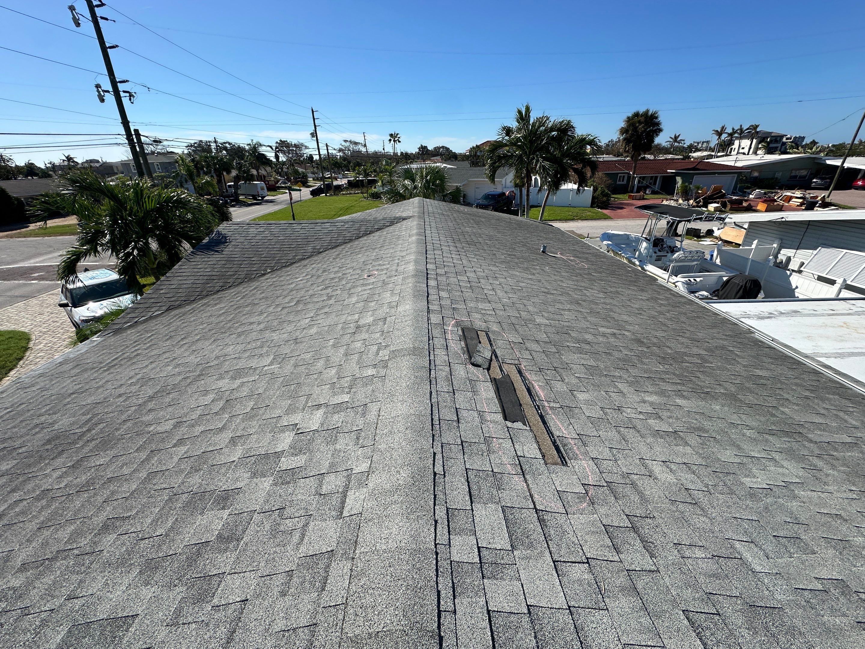 Roof Damage Claim in St. Petersburg by FLAPA & KeyStone