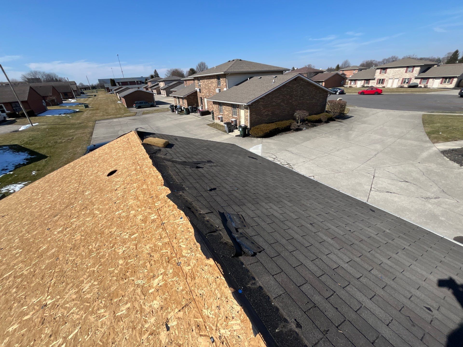 Residential Roofing Installation using GAF Timberline HDZ Weathered Wood by Nitro Roofing and Construction