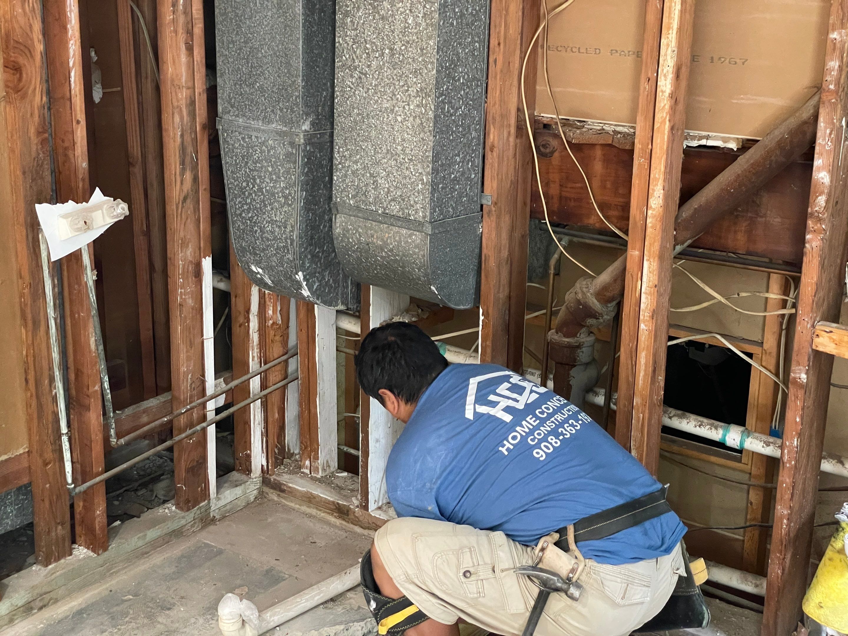 Bathroom Remodel using Tile by Home Concepts Construction