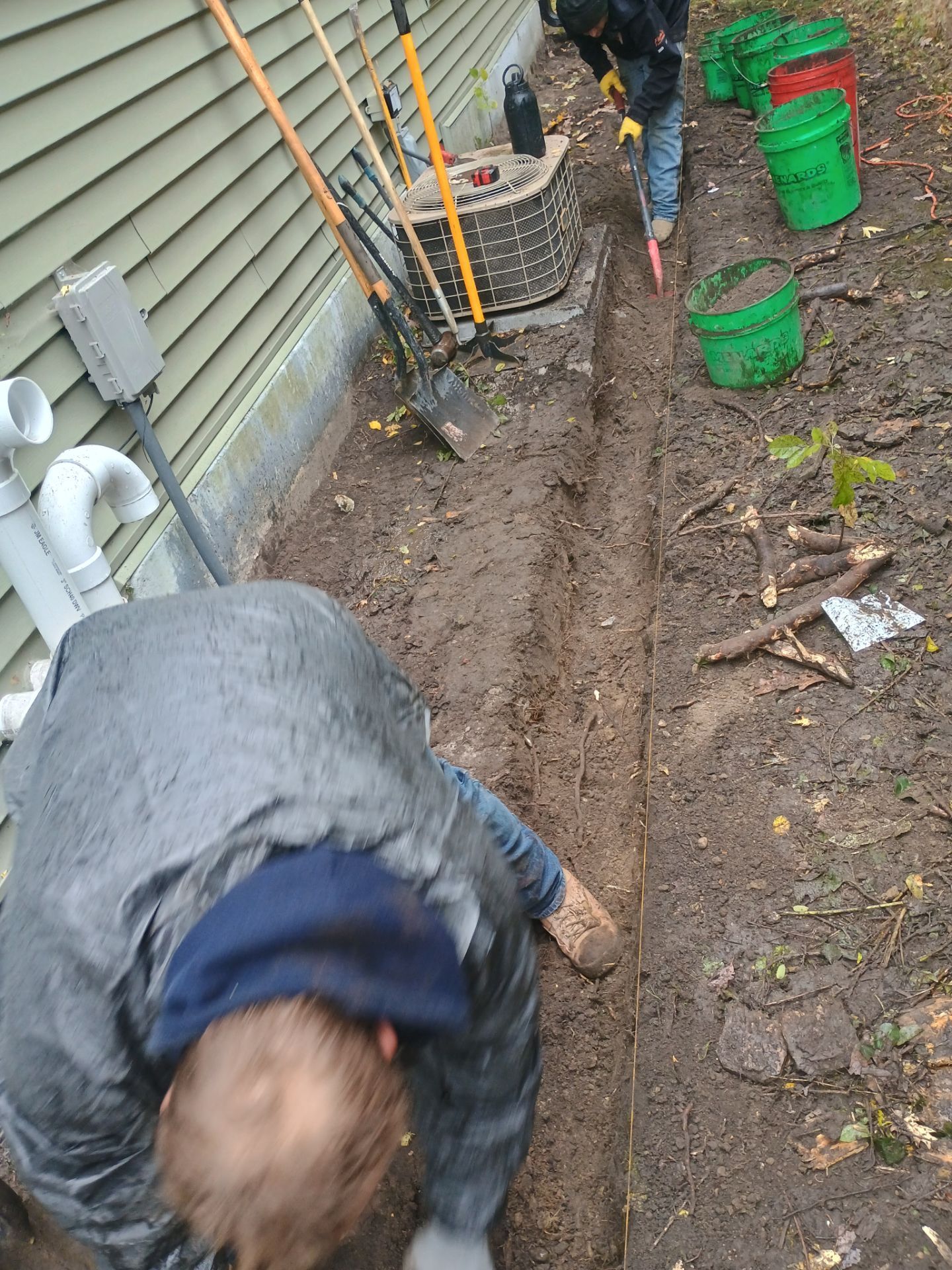 A French Drain for Maya by Waterproofing Northeast