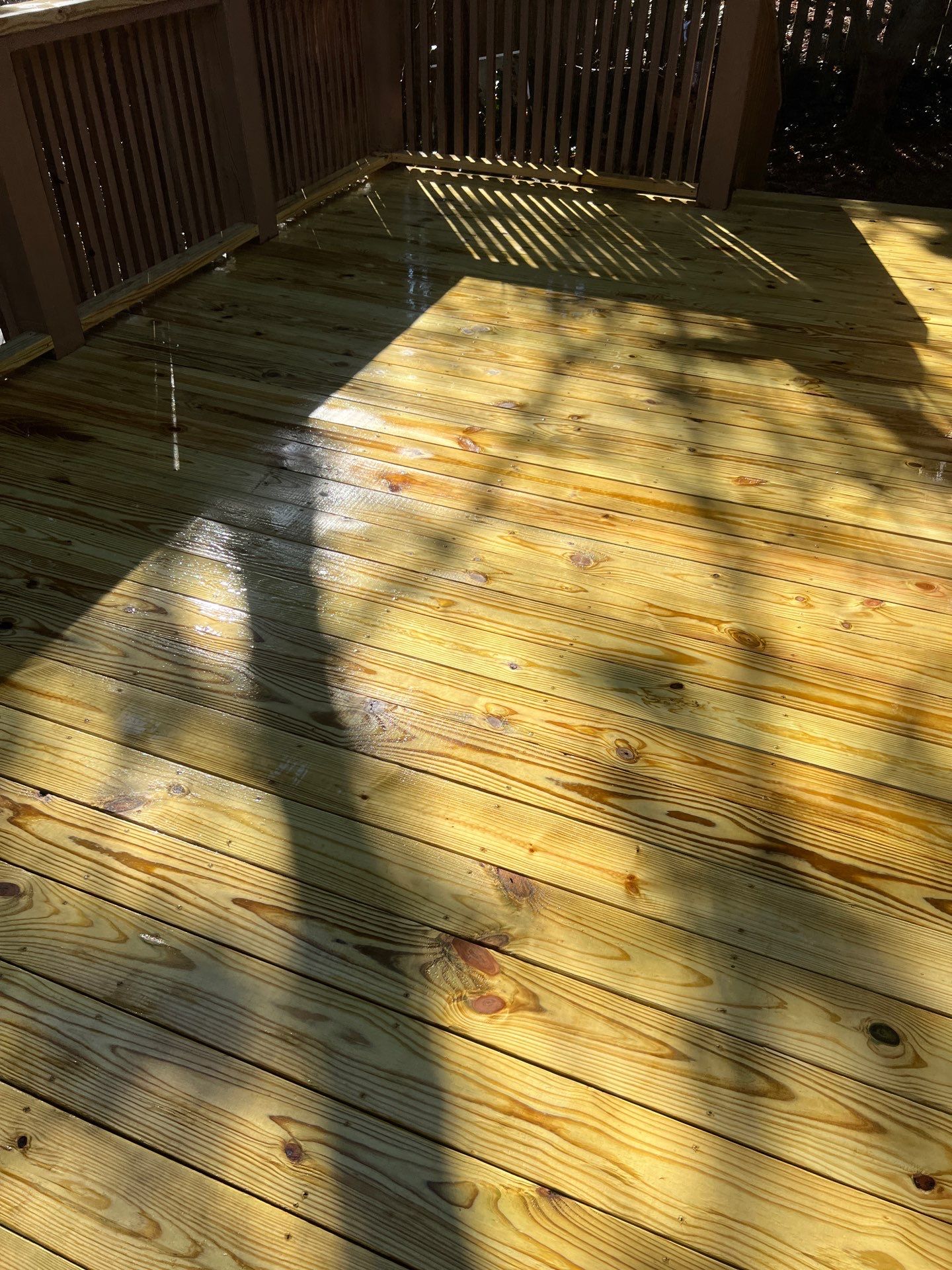 Coated Deck using Wood Sealant by DuraSeal
