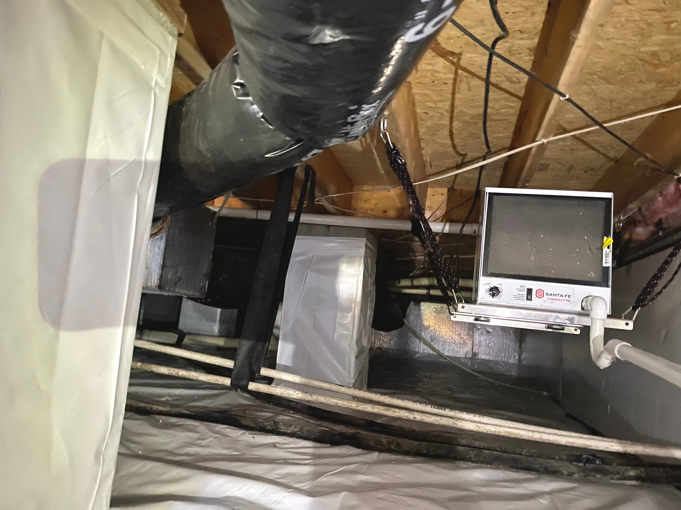 Premium Encapsulation with Bora-Foam using Bora-Foam Insulation by Impact Crawlspace