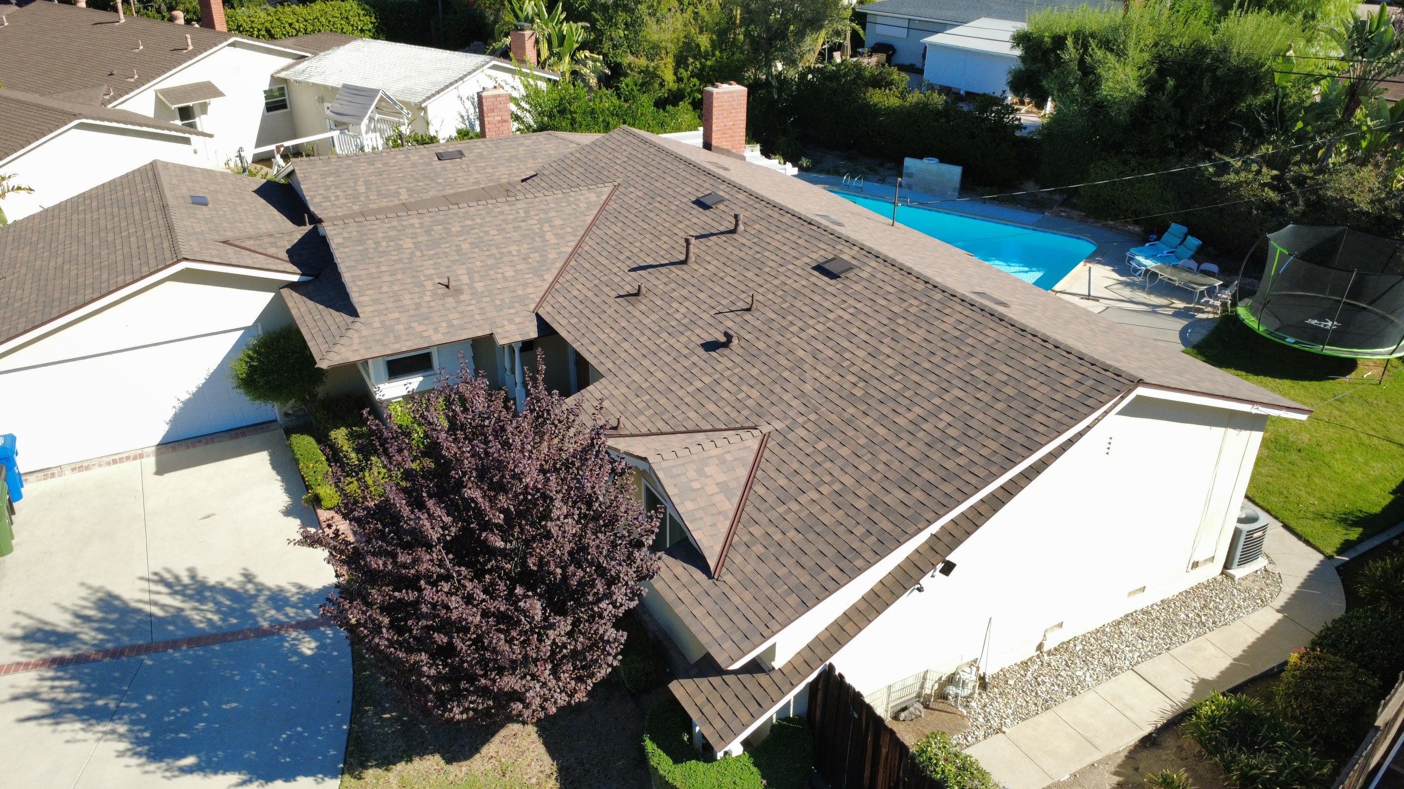 Residential Reroofing Project in West Hills  by Hull Brothers Roofing