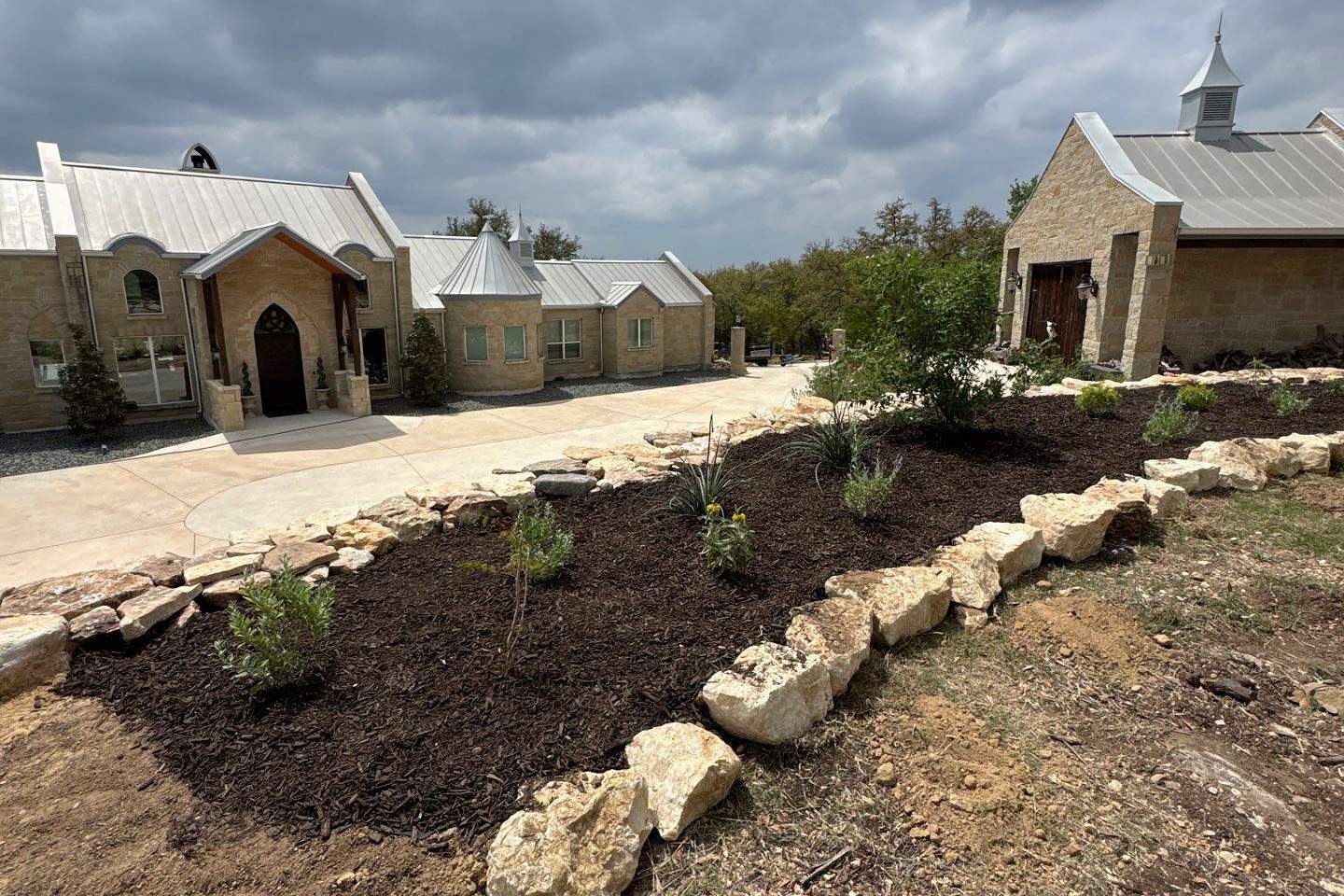 Pet Turf, Shadow Rock & Native Plantings | Cross Mountain, San Antonio TX by Hole In One Lawns, LLC