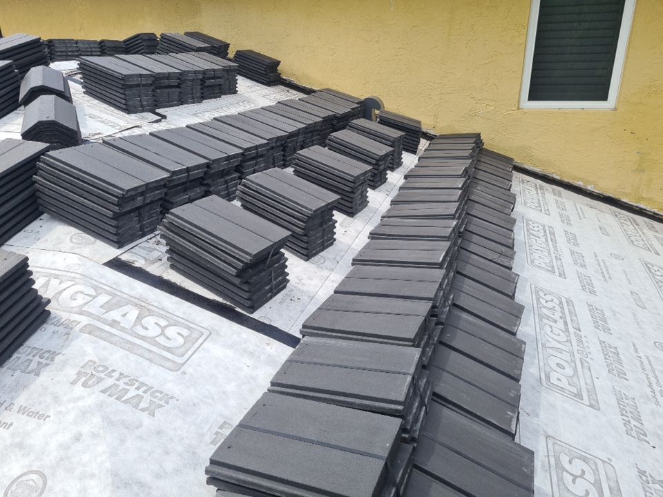 Residential Roofing Installation using Eagle Roofing Tile by BLUES BROTHERS ROOFING
