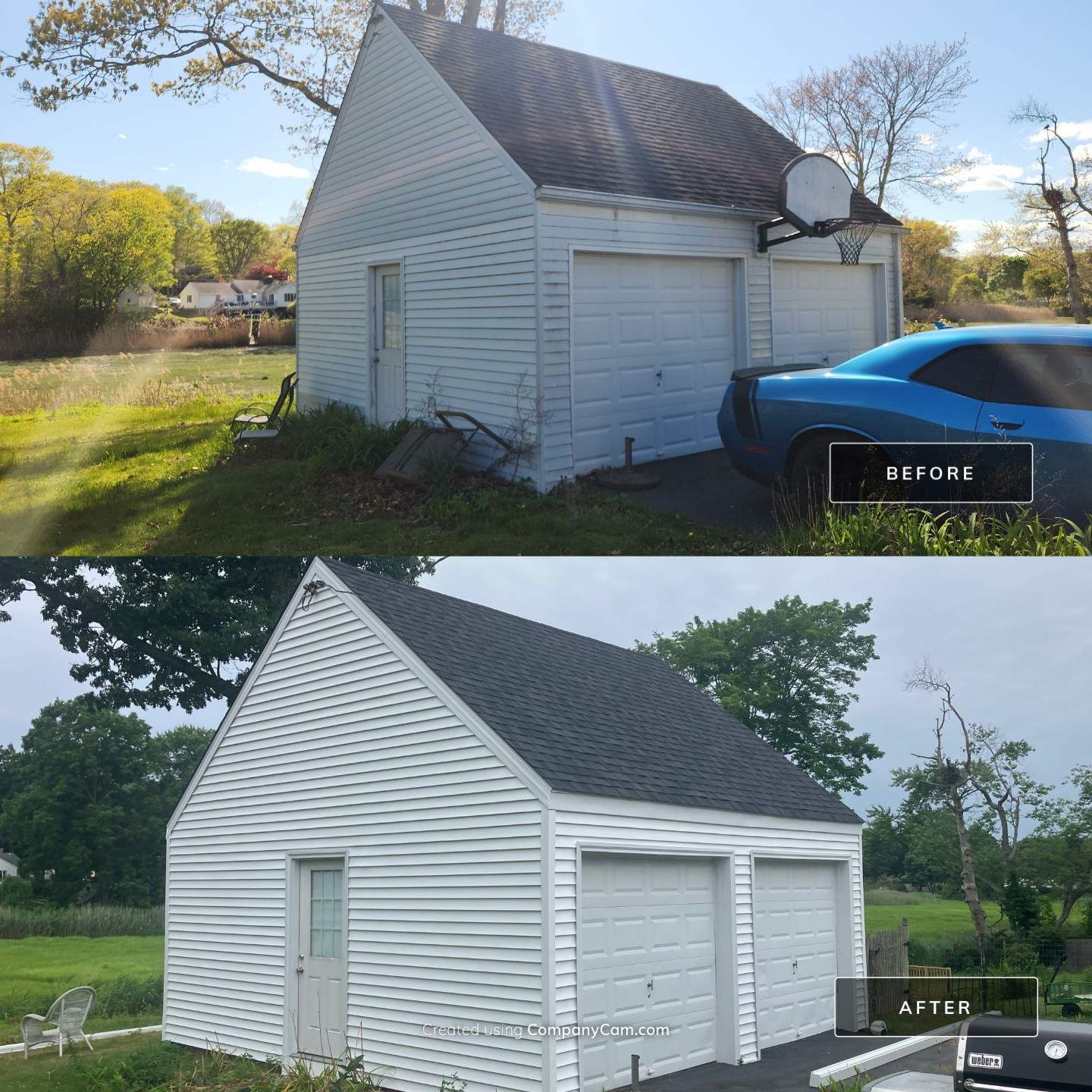 Siding Renewal with Monogram D/4 x 12'6" Clapboard, White by DiGiorgi Roofing and Siding Inc