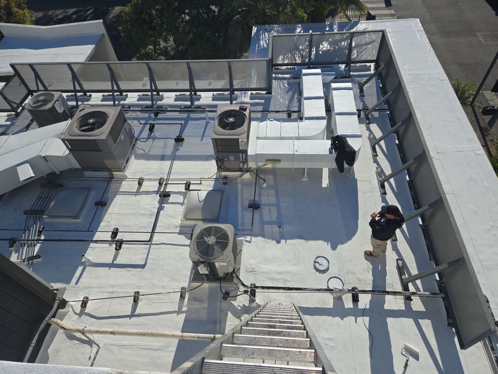 Pre-school in Santa Monica - Waterproofed with ASC Silicone Membrane System by Hull Brothers Roofing