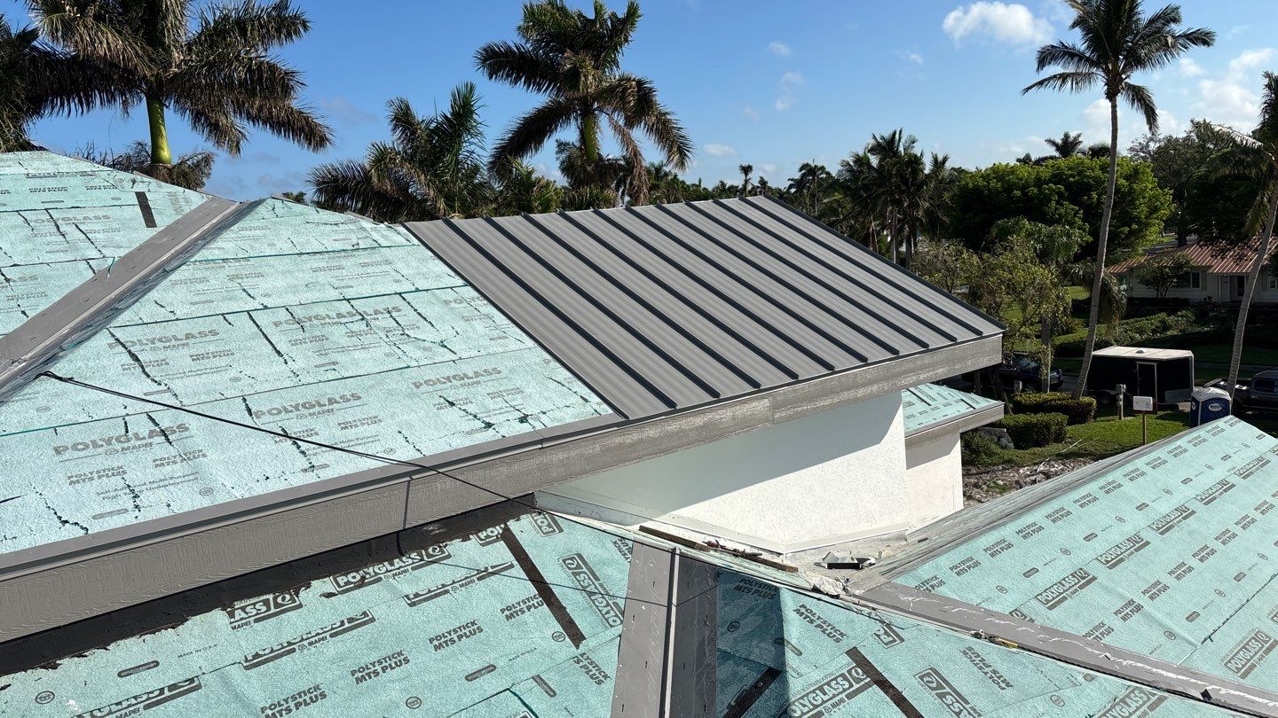 Residential New Construction Metal Installation in Fort Myers by International Roofing