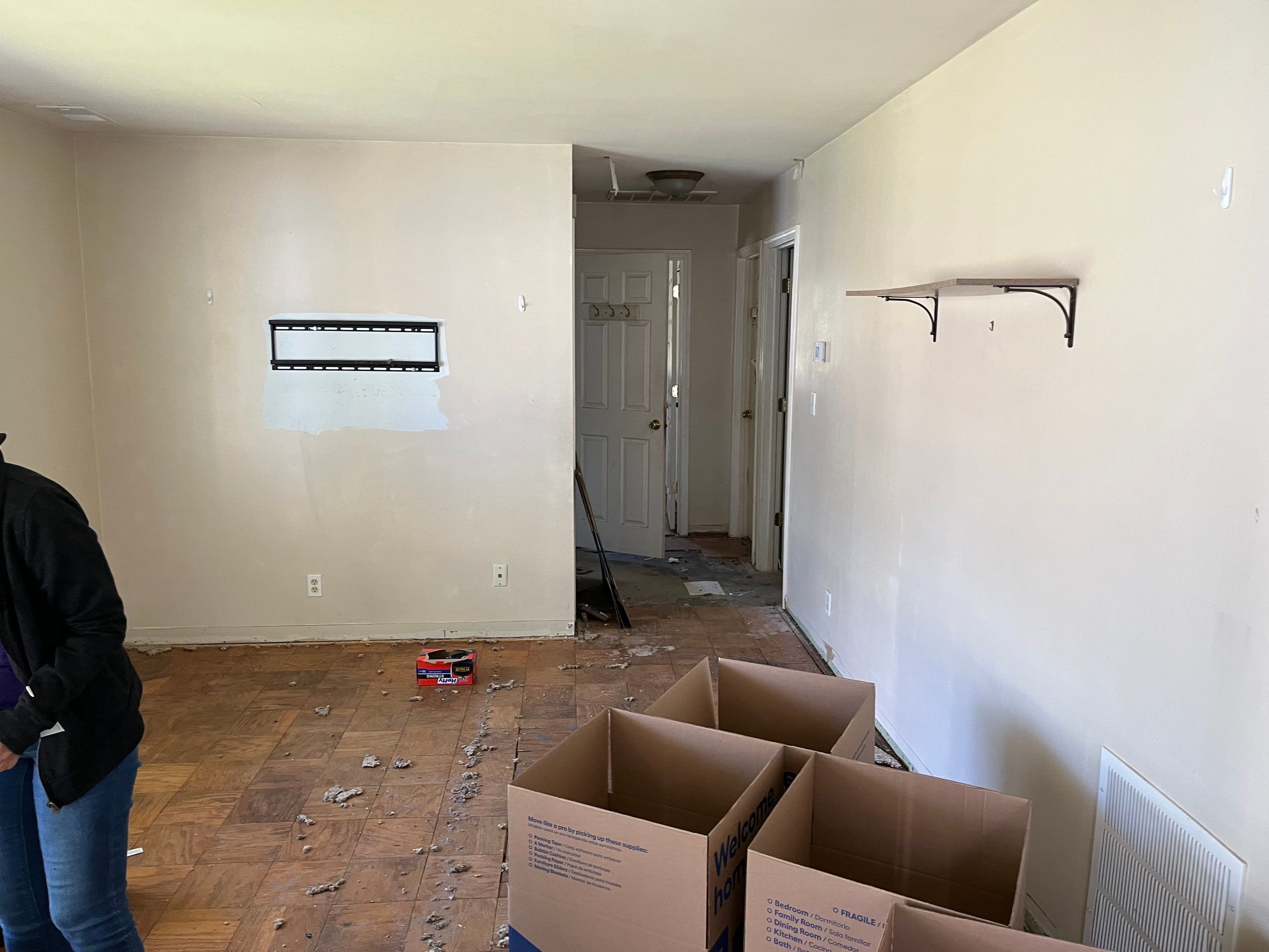 Repairs after water and asbestos remediation by ANR Restoration