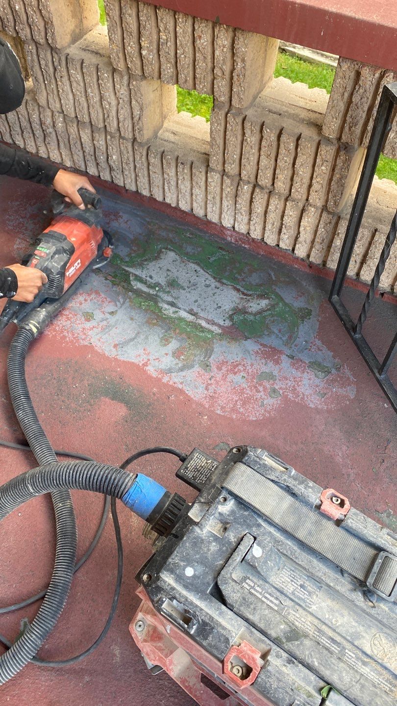 Creekbed Porch by Floors in a Day, Inc