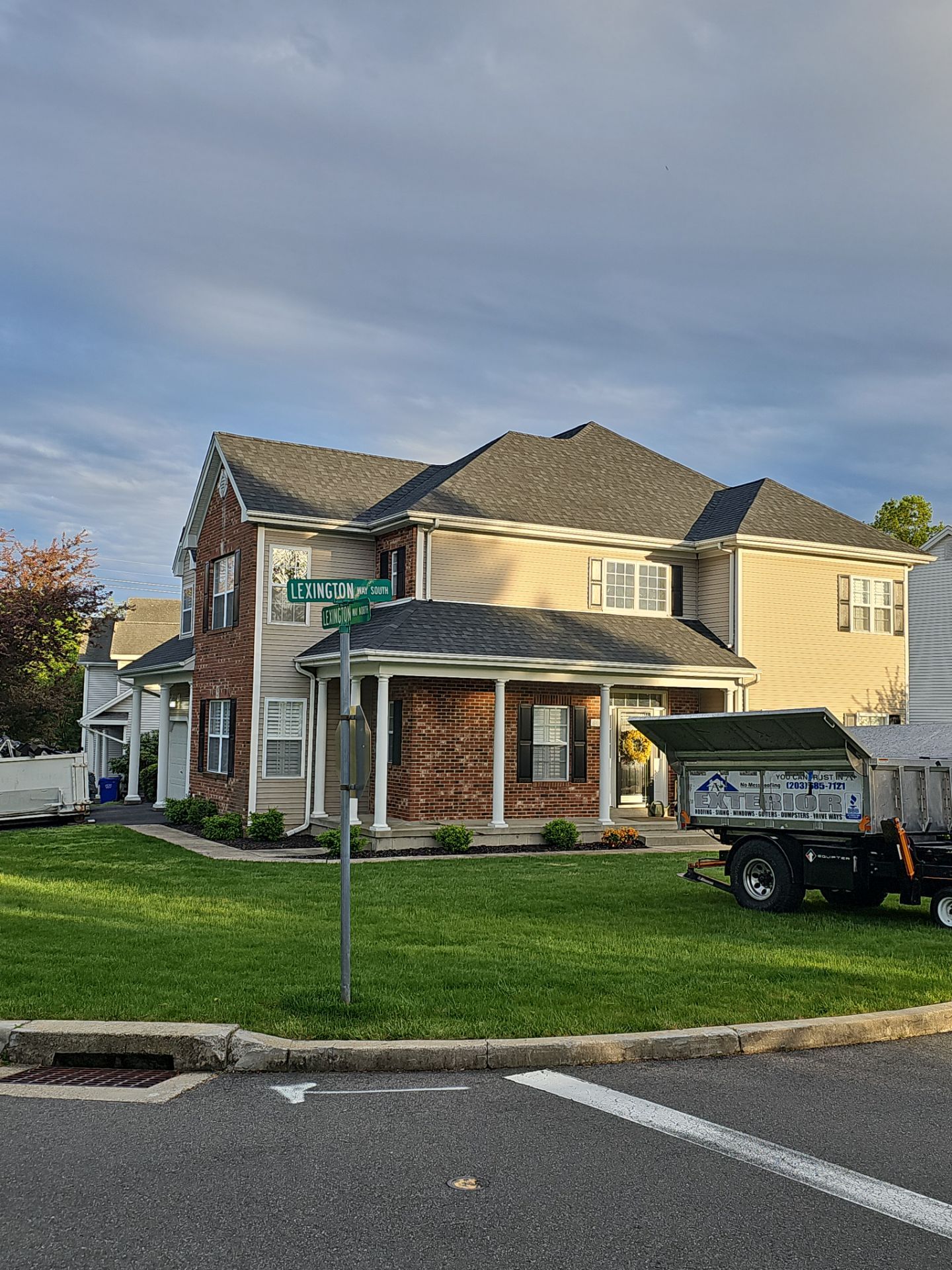 Residential Roofing Installation using Tamko Rustic Black by A Plus Exterior
