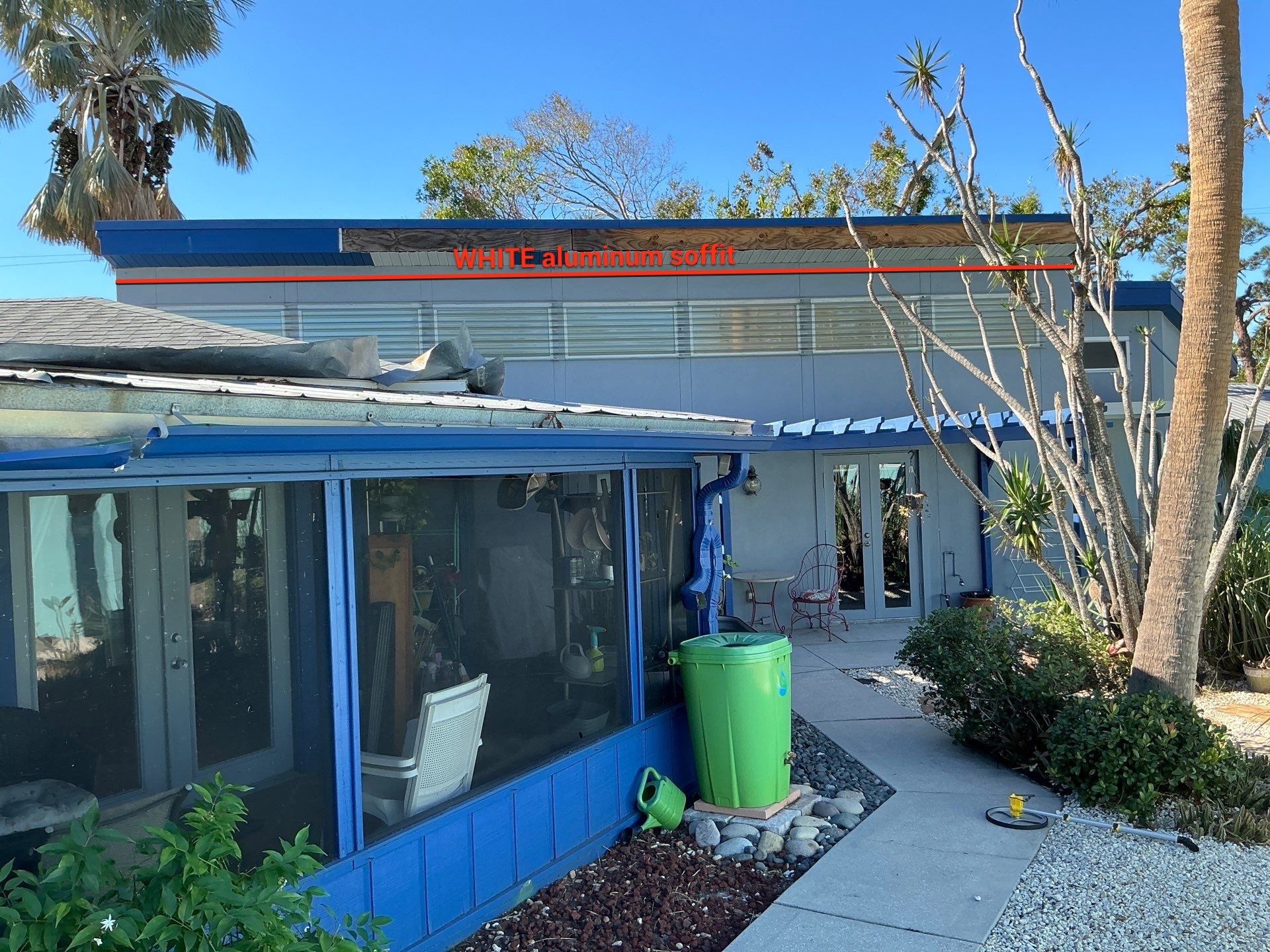 Soffit and Fascia Installation in Sarasota FL by Gutter Professors