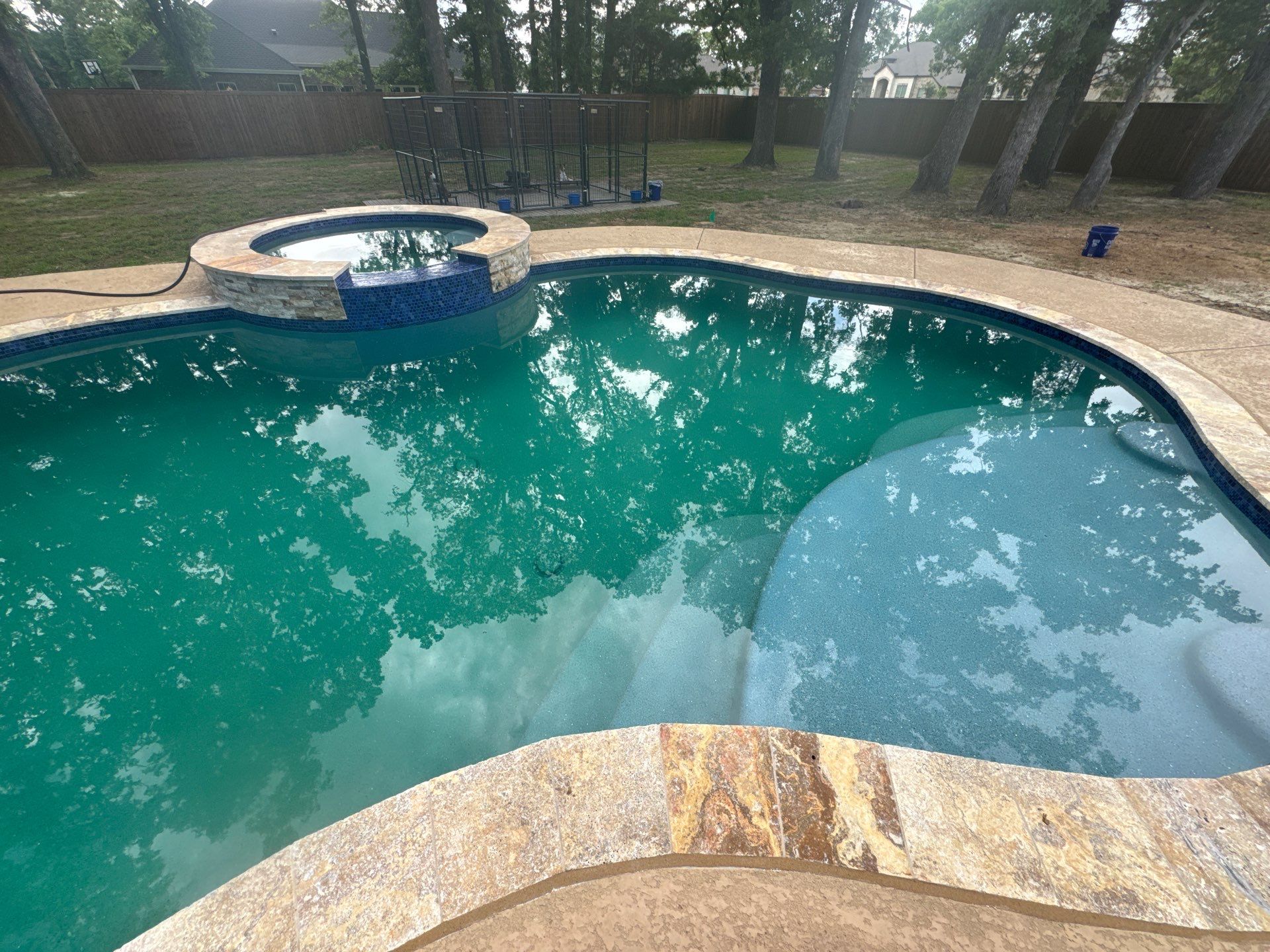 Resort-Style Freeform Pool and Spa Remodel by Pinnacle Pools and Spas - DFW