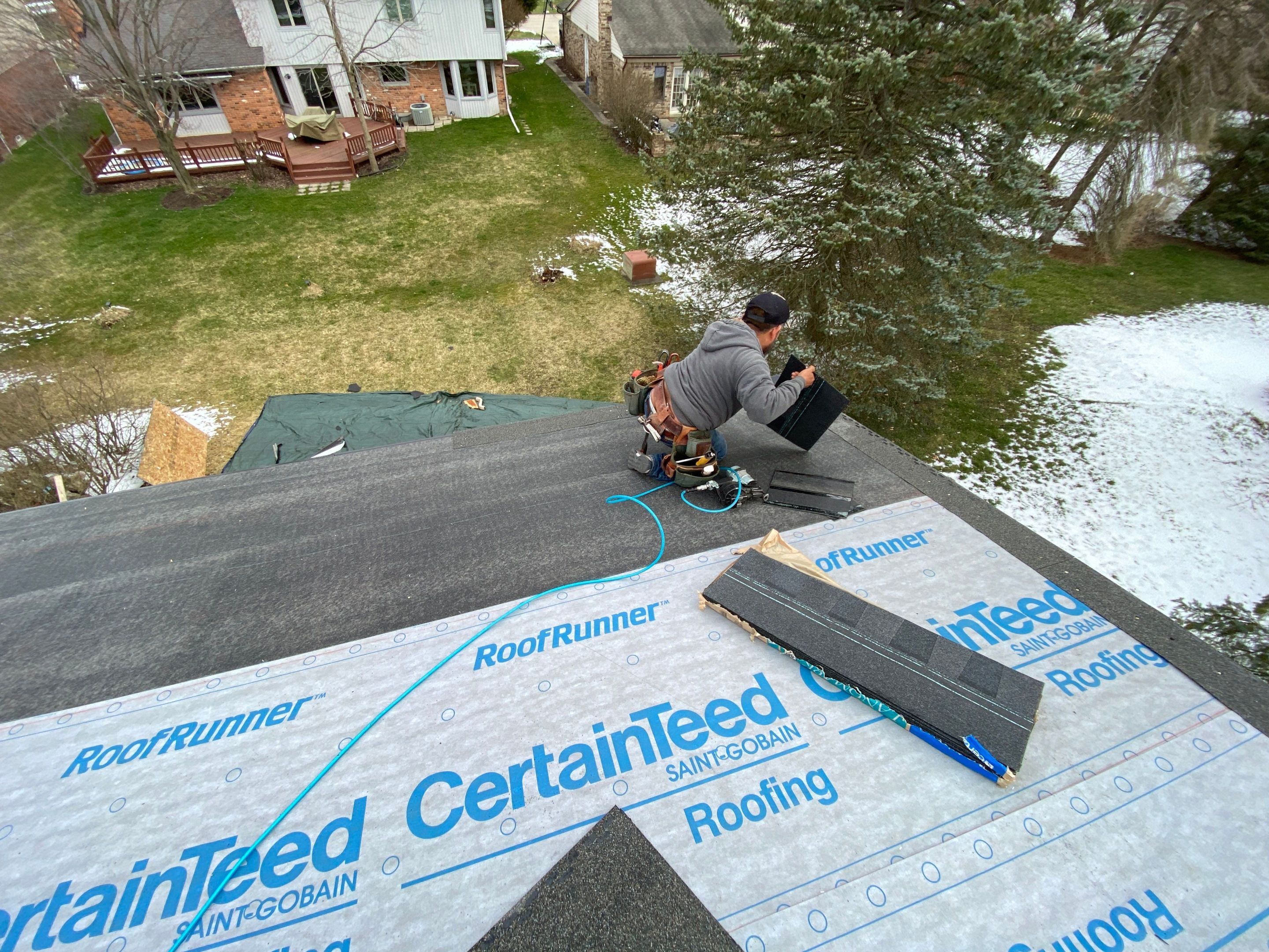 Roof Replacement using CertainTeed Landmark by 180 Contractors