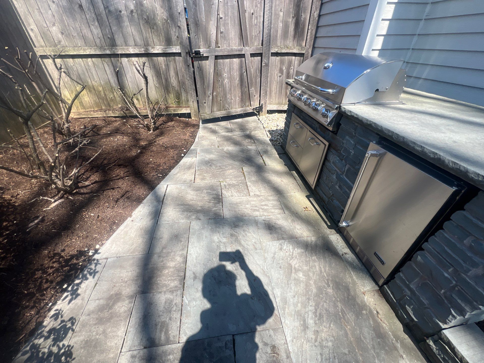 bluestone using Algaecide, soft wash soap by Northern Power Washing LLC.