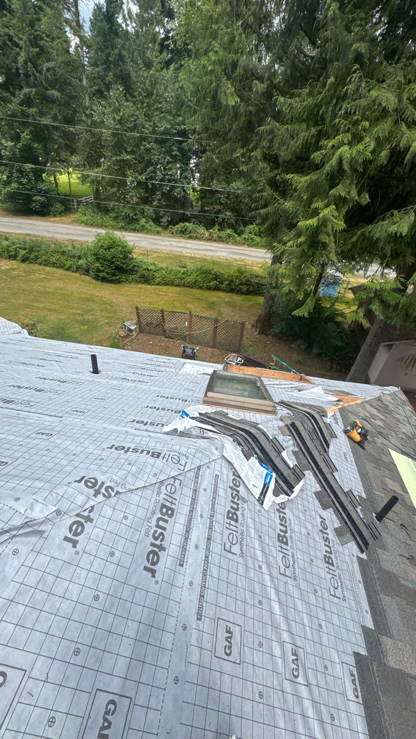 Residential Roofing Installation using GAF HDZ Shingles by Roofing Formula LLC