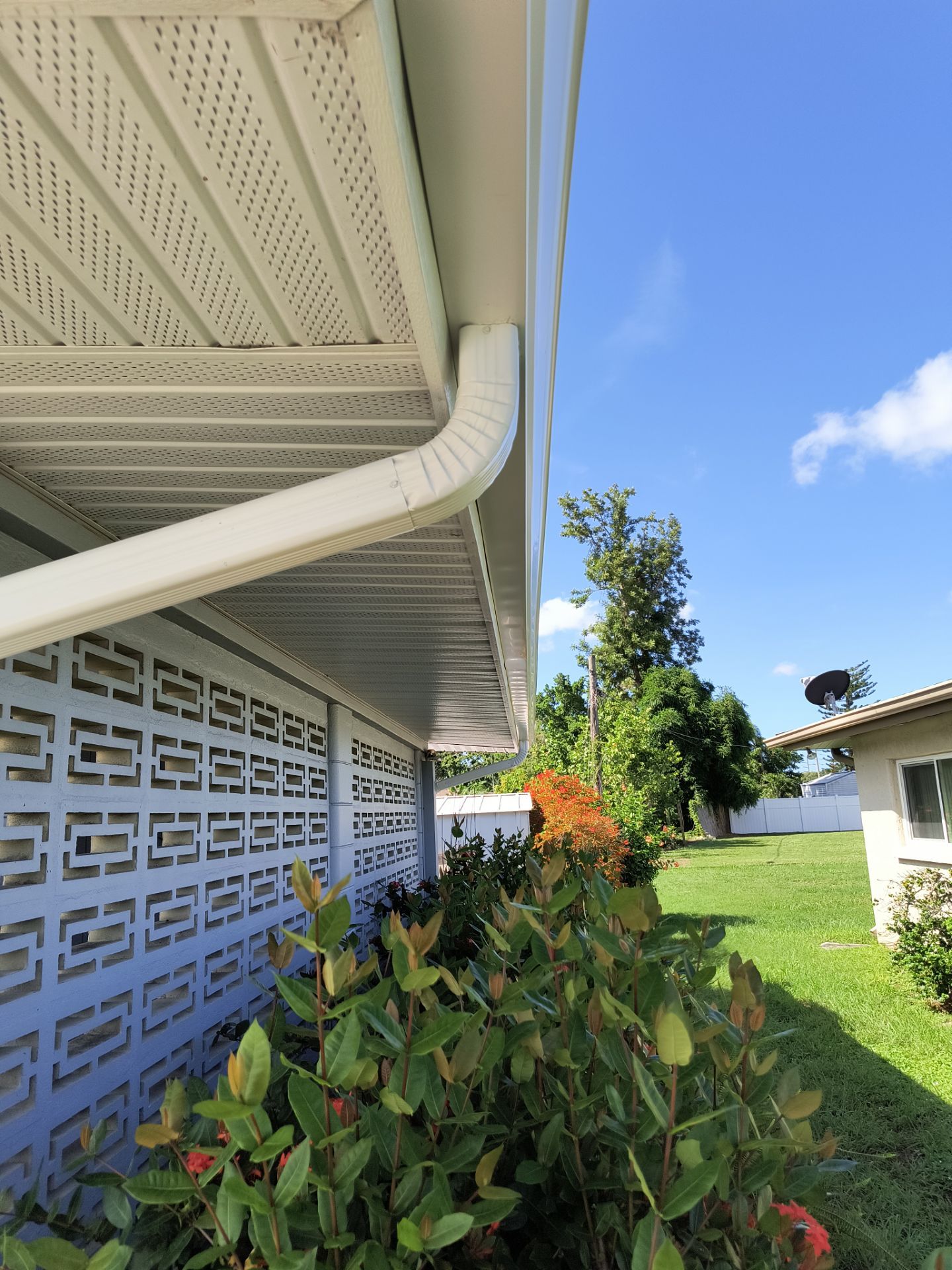 Residential Gutter Upgrade in Sarasota FL by Gutter Professors