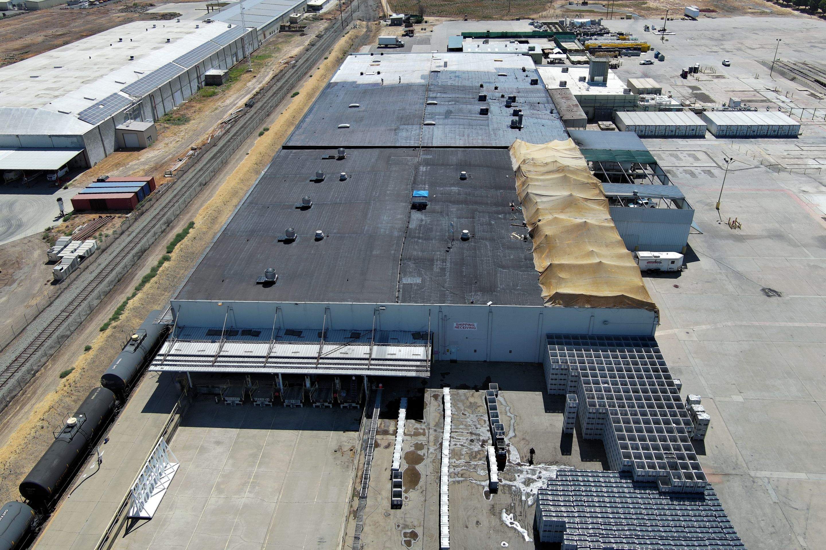 Pro Farms Spray foam roofing project by Straight Edge Roofing Inc