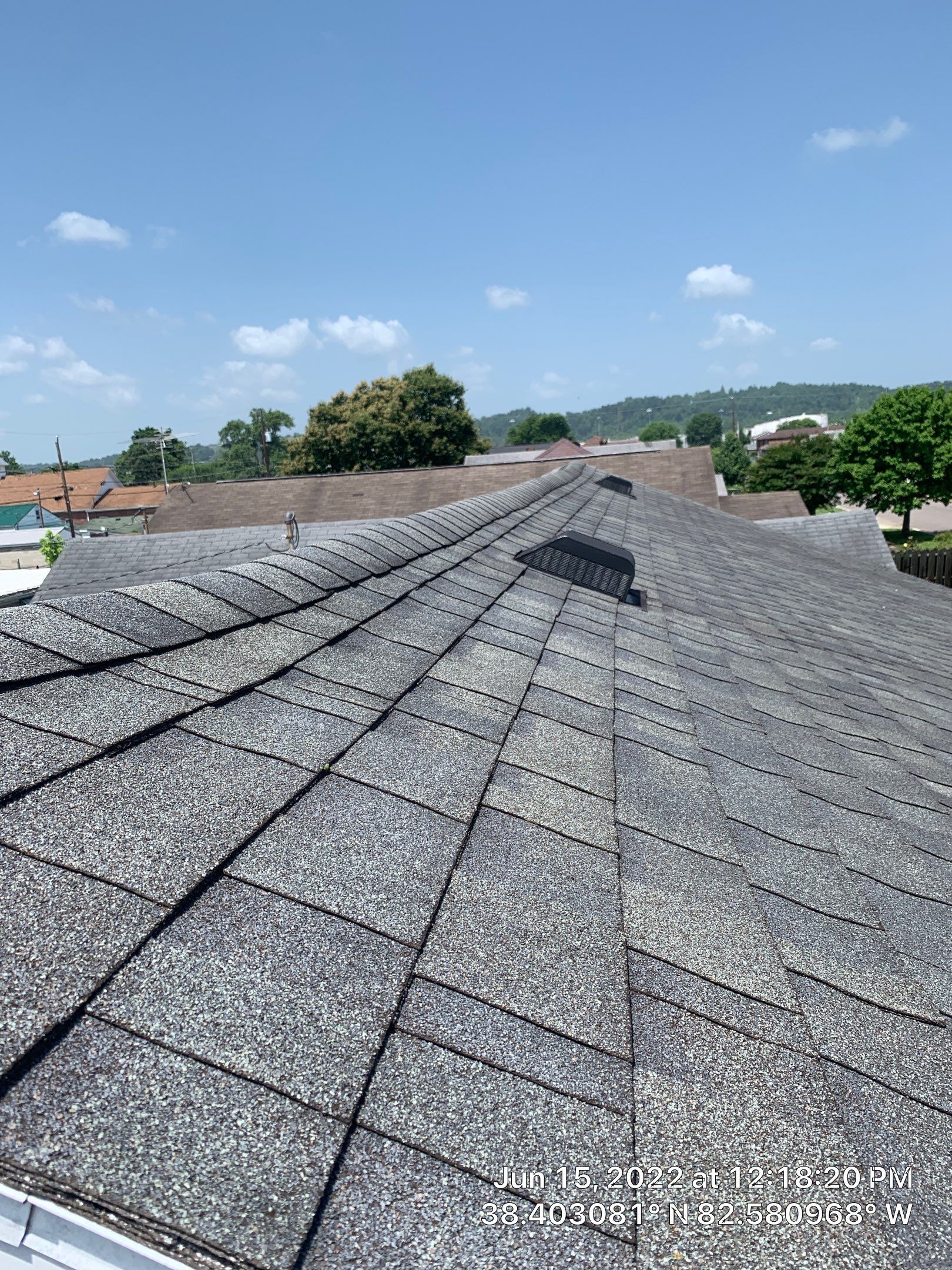 Residential Roofing Installation using Certainteed Landmark Shingles Colonial Slate Color by Secure Construction Company Inc