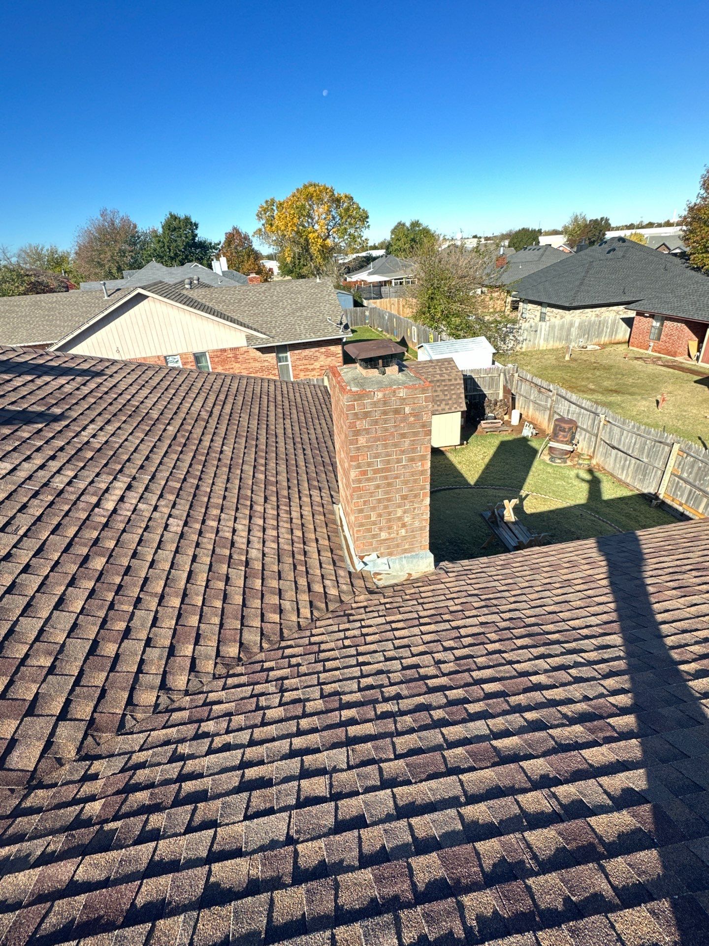 Residential Roofing Installation using titan xt rustic cedar by Thunder City Roofing