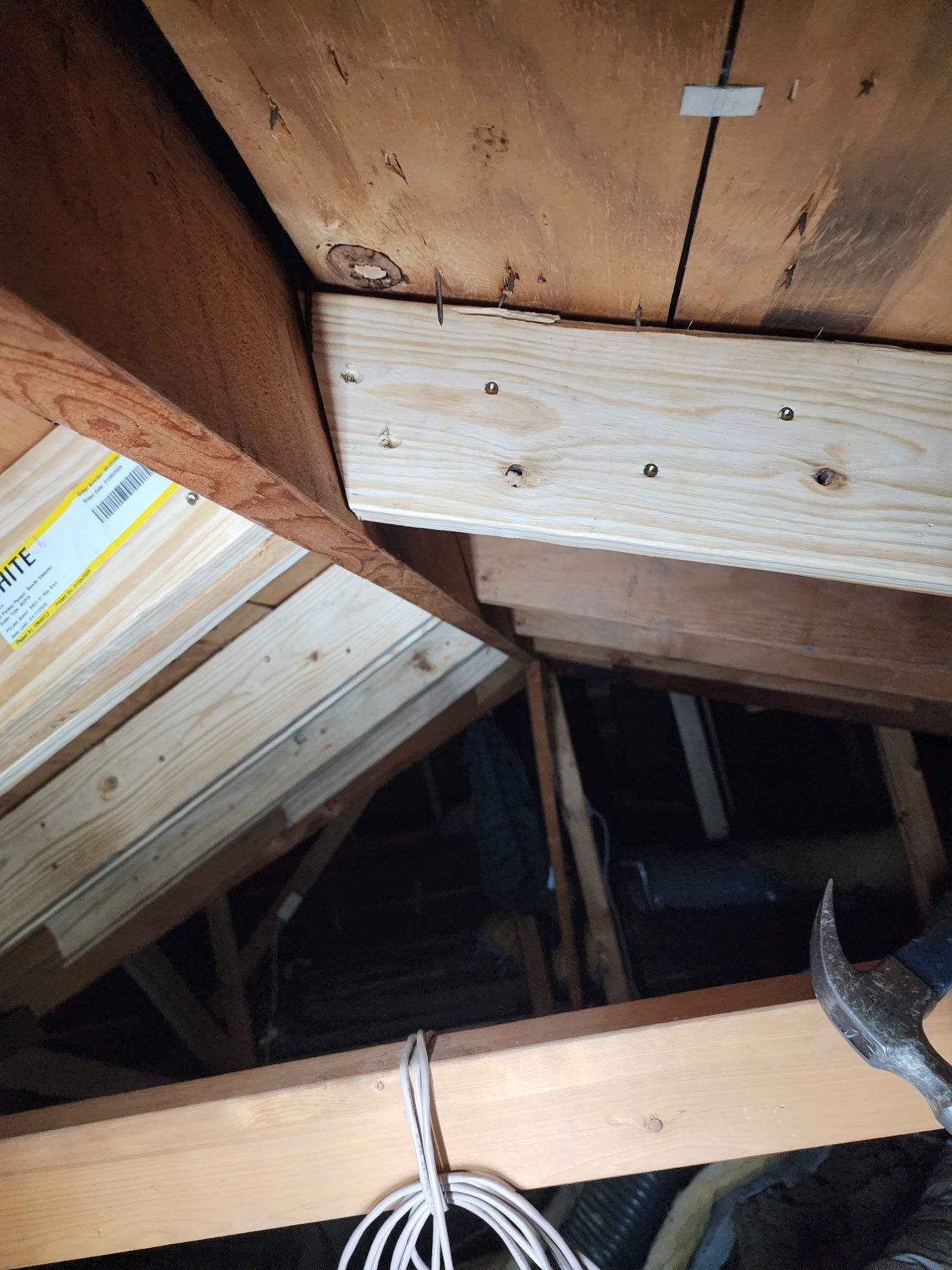 Structural and roof repairs with custom metal work by REPS Austin Area Roofer