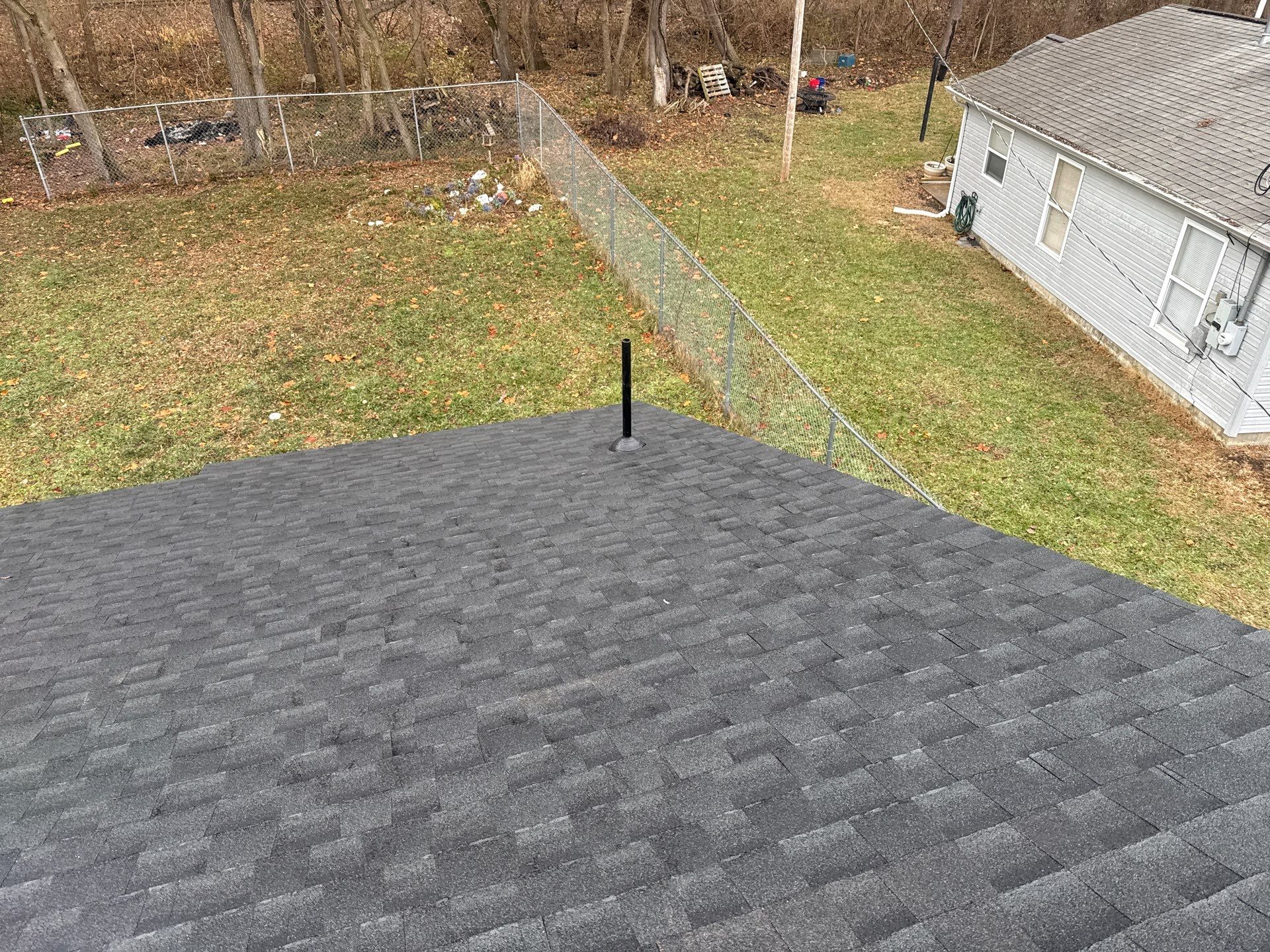 Residential Roofing Installation using GAF Timberline HDZ Charcoal by Nitro Roofing and Construction
