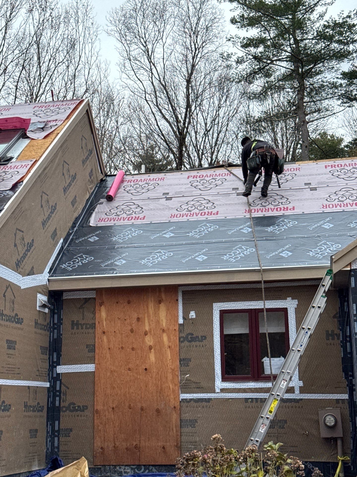 Complete House & Barn Roof with 13 Skylight Reflashing + EPDM Repairs by Mighty Dog Roofing of Greater Middlesex County