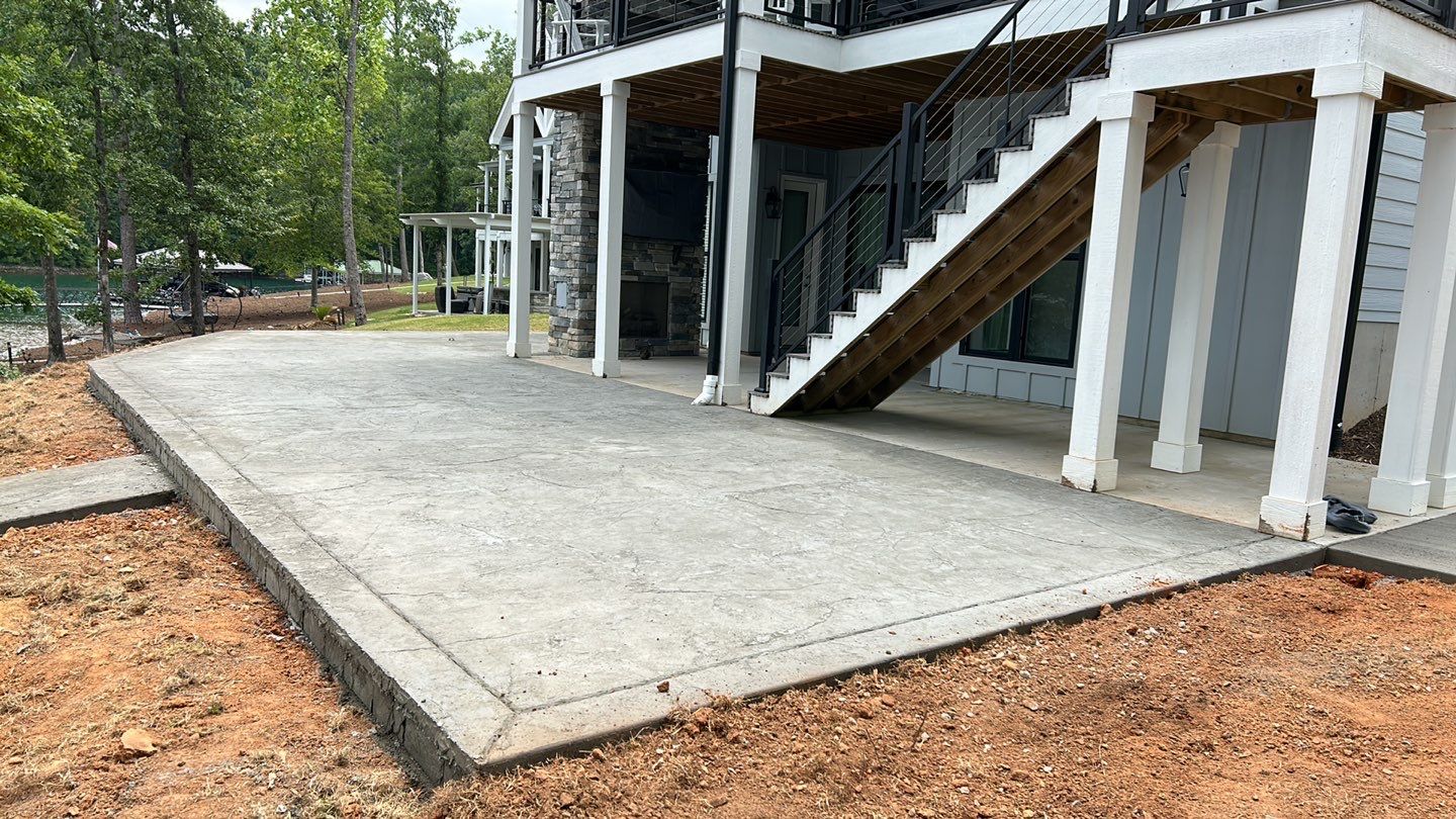 Stamped Concrete Patio by Xtreme Concrete Services