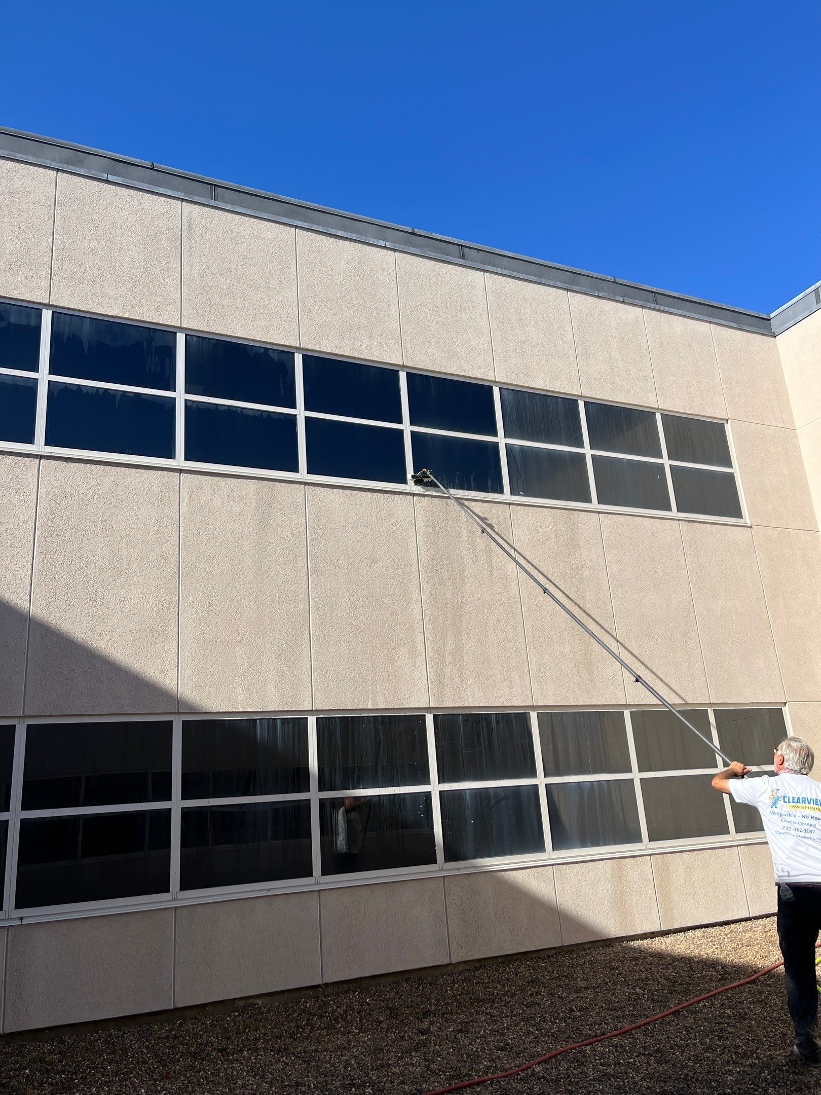 Commercial Exterior Cleaning  by Clearview Washing