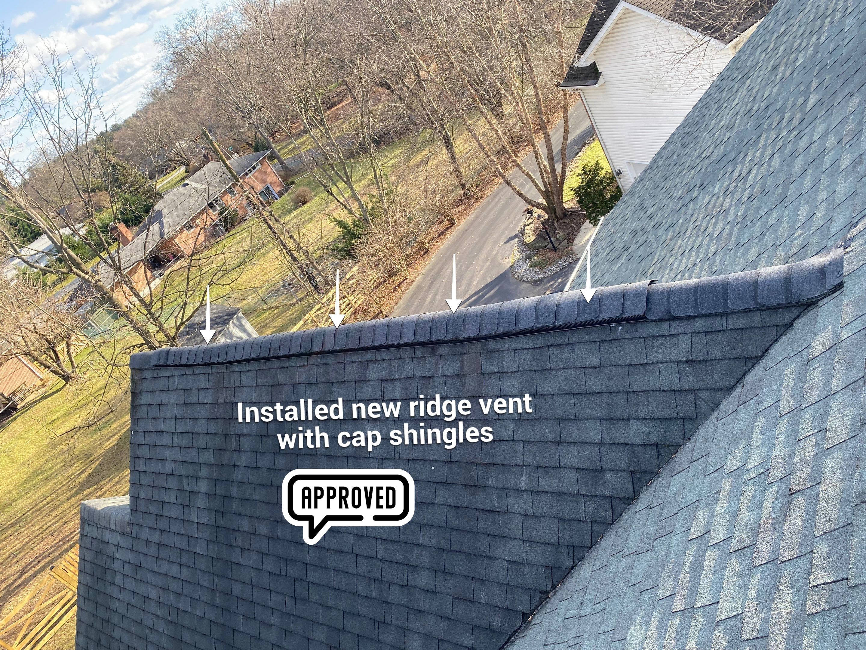 Remove the damage metal ridge vents by Alpha Design Services