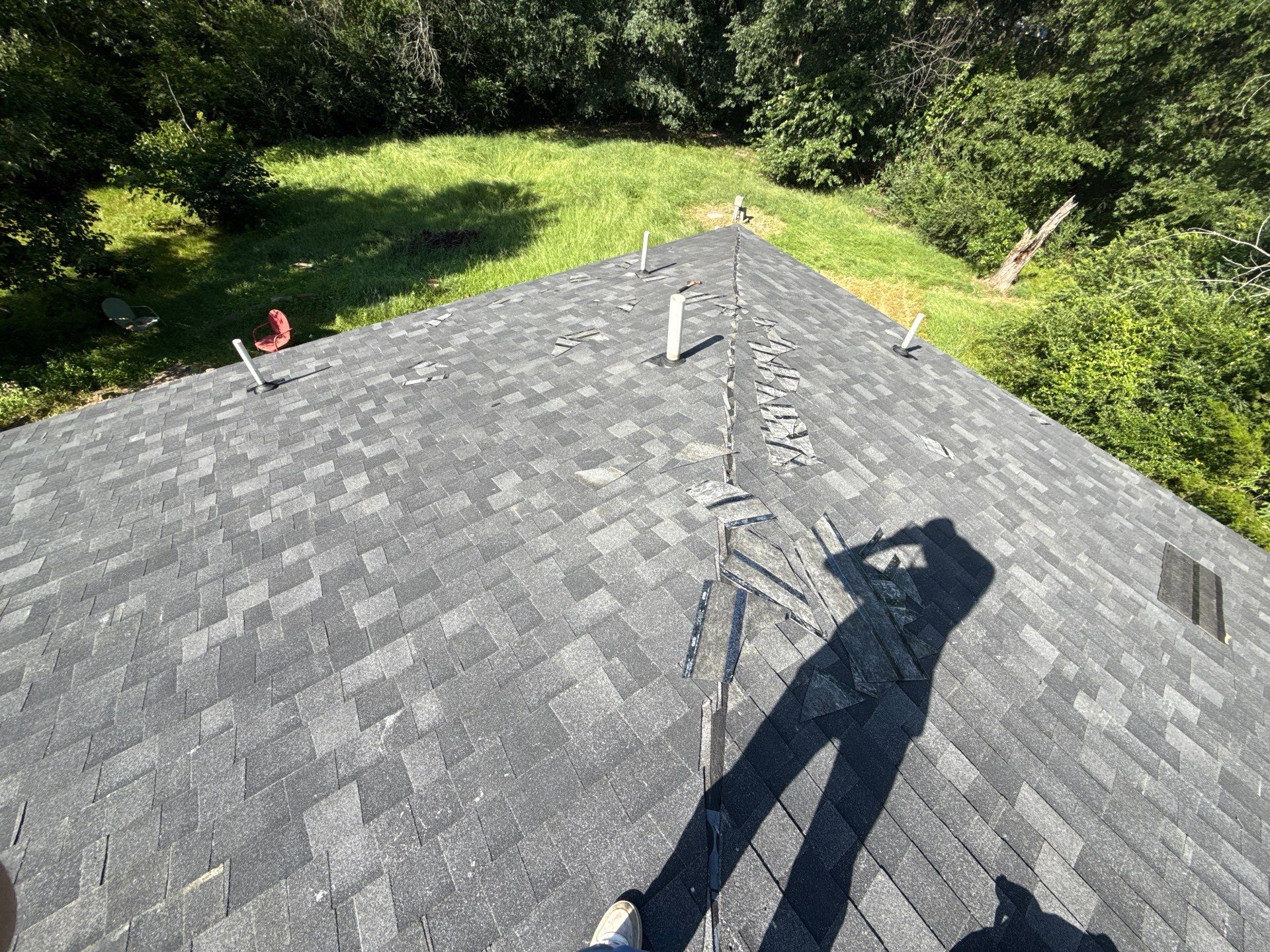 2 layers tear off & installation of new architectural shingles. by In & Out Construction & Remodeling, LLC