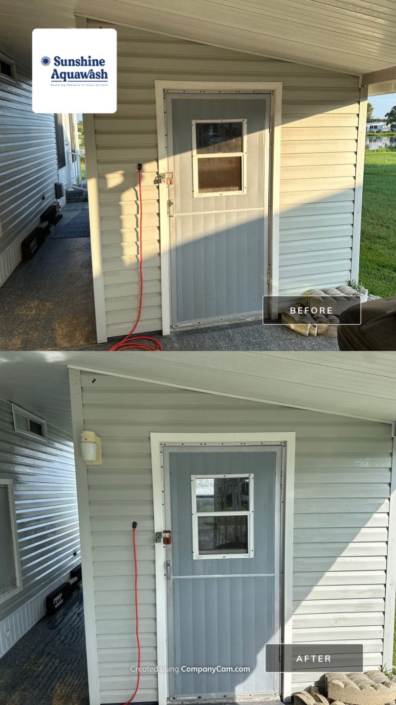 🏡 Mobile Home Soft Wash – Colony Cove, Ellenton, FL by Sunshine AquaWash