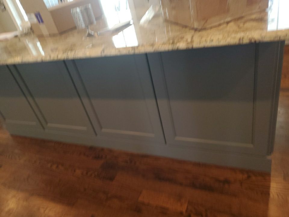 Kitchen Cabinets Refinished in Kendall Charcoal HC-166  by Spectrum Painting, LLC