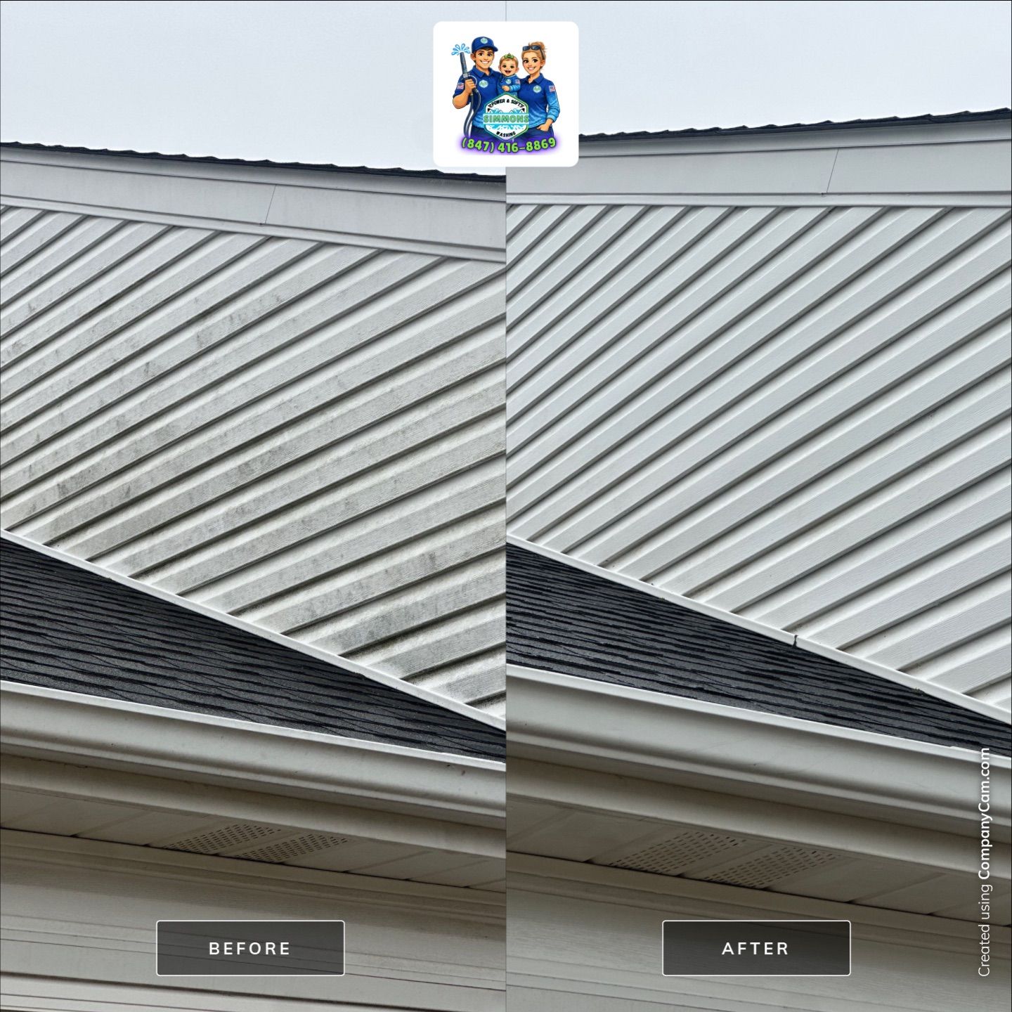 Project in Lake Villa by Simmons Power & Soft Washing