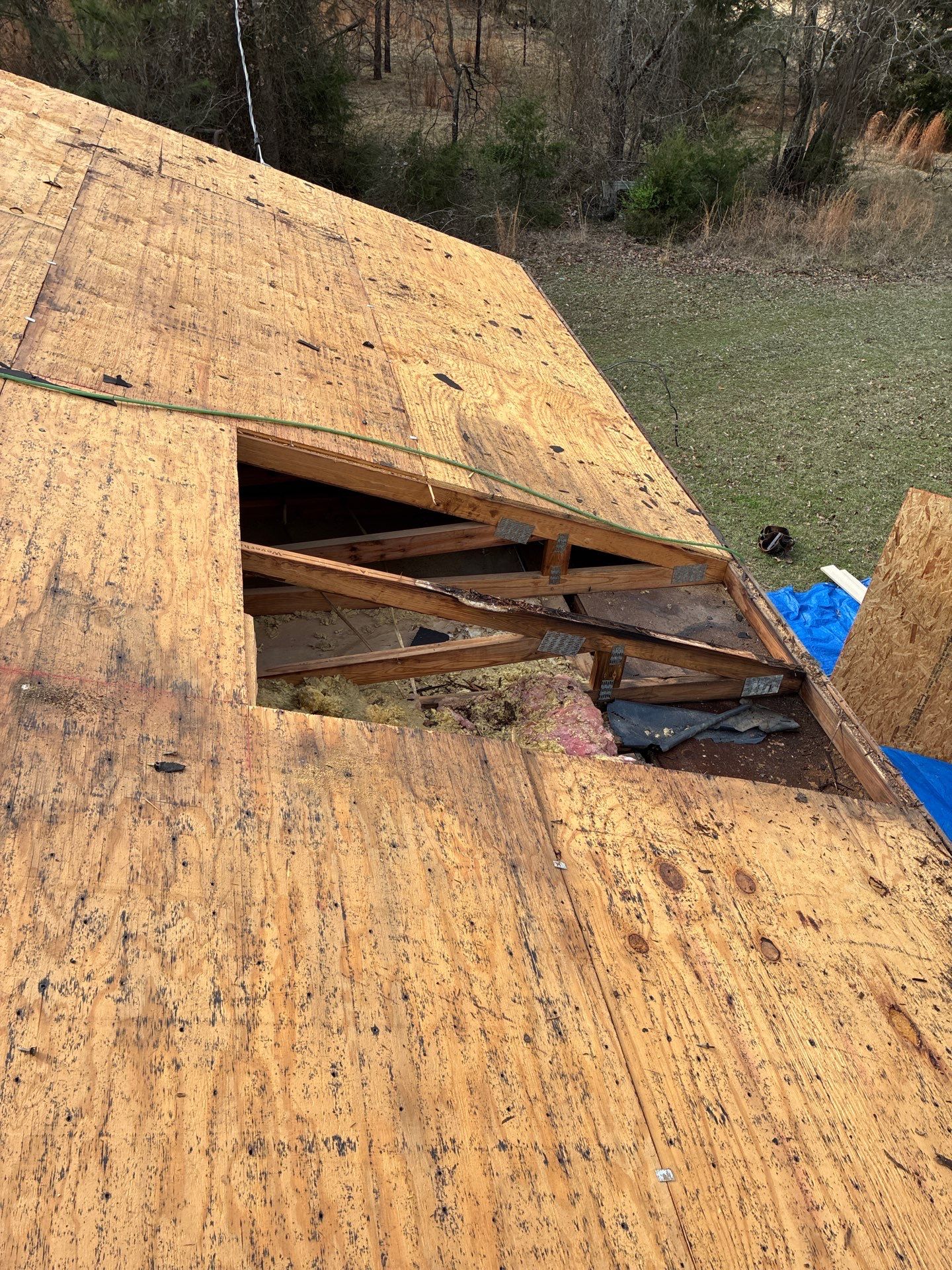 Roof replacement by In & Out Construction & Remodeling, LLC